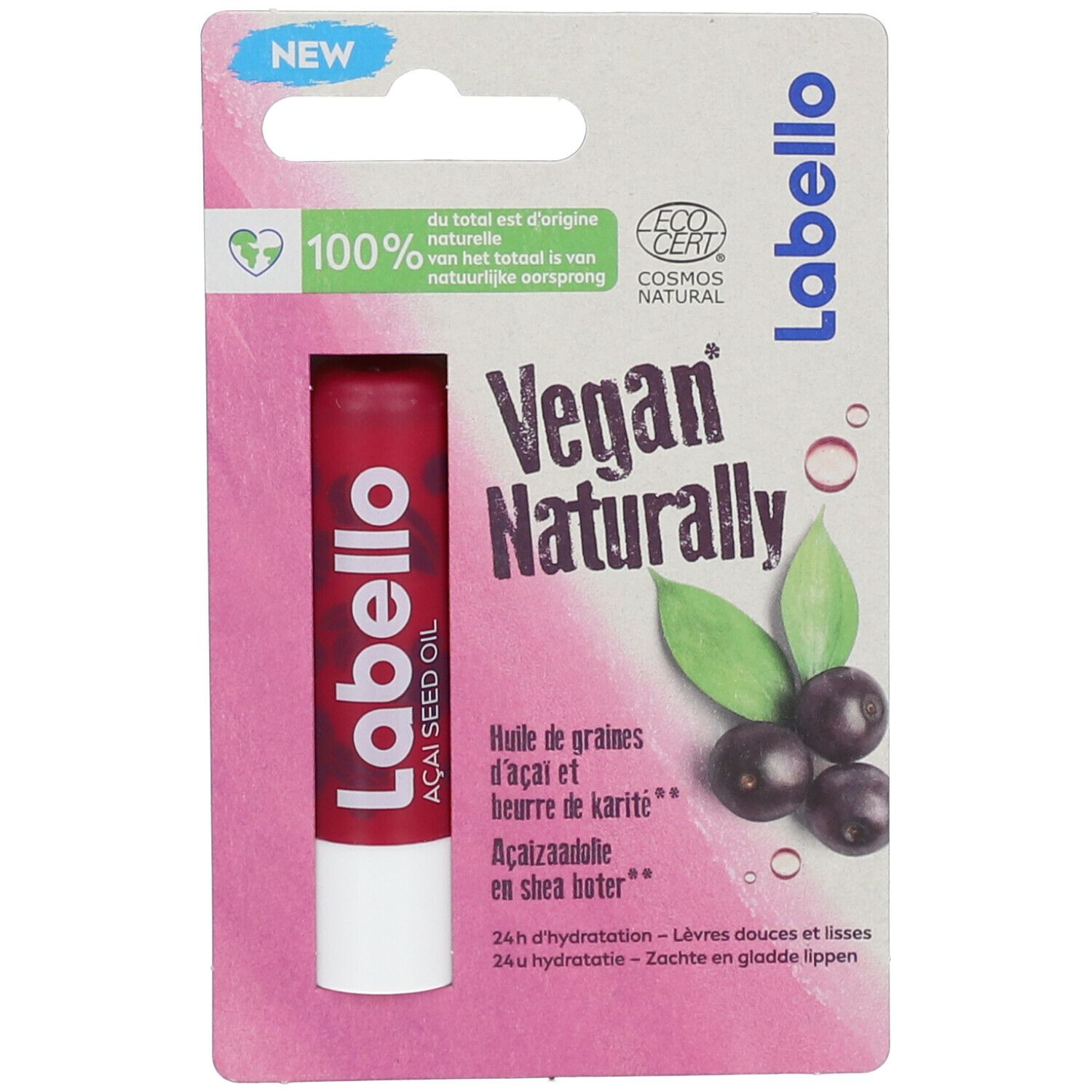 Labello® STICK LÈVRES HYDRATANT VEGAN ACAÏ