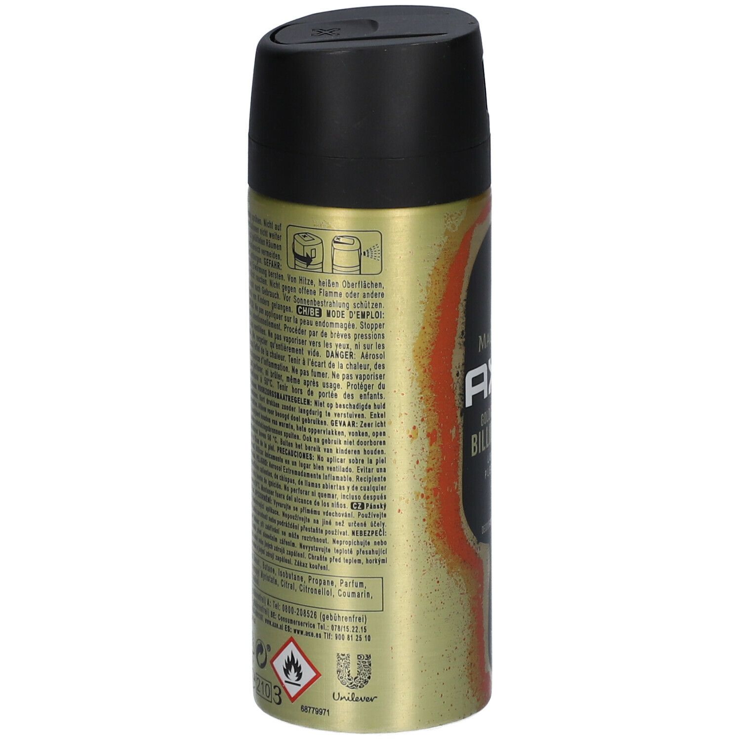AXE MAGNUM GOLD CARAMEL BILLIONAIRE DÉODORANT BODYSPRAY