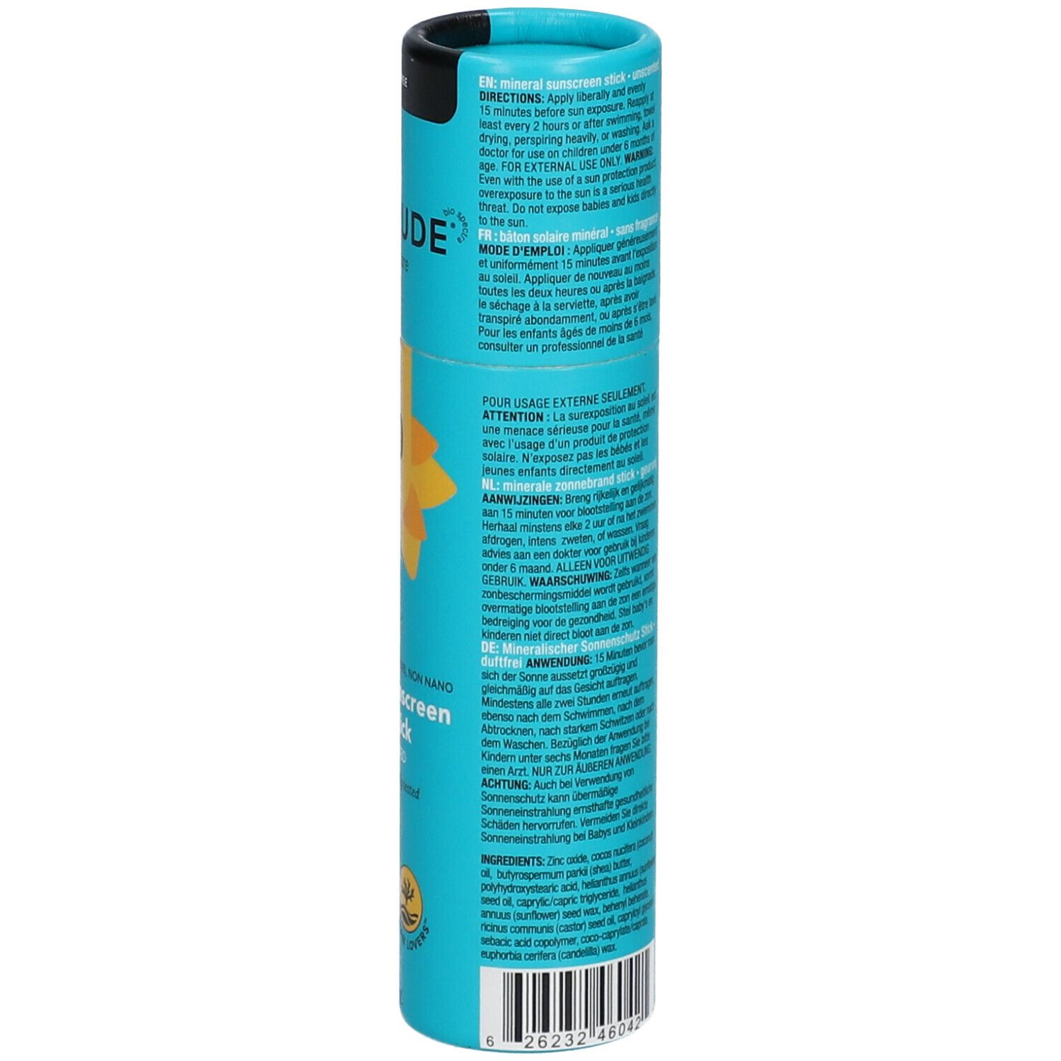 ATTITUDE Sonnenschutzstick Gesicht für Kinder LSF 30
