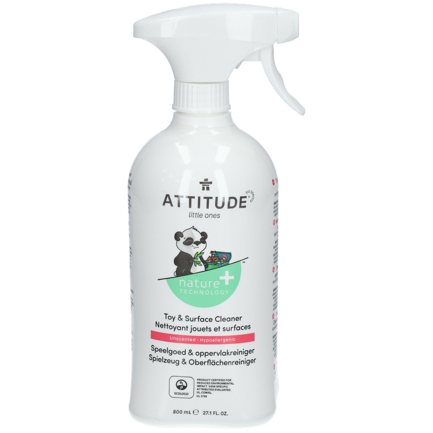 ATTITUDE Nettoyant jouets et surfaces