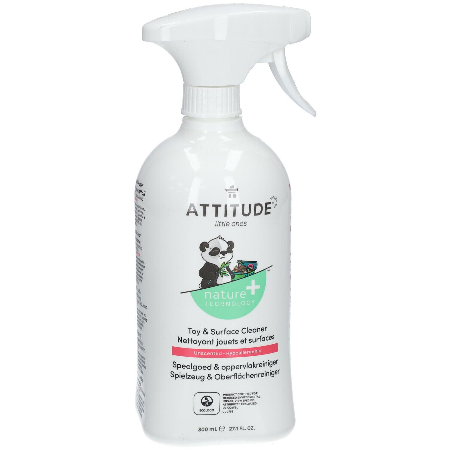 ATTITUDE Nettoyant jouets et surfaces