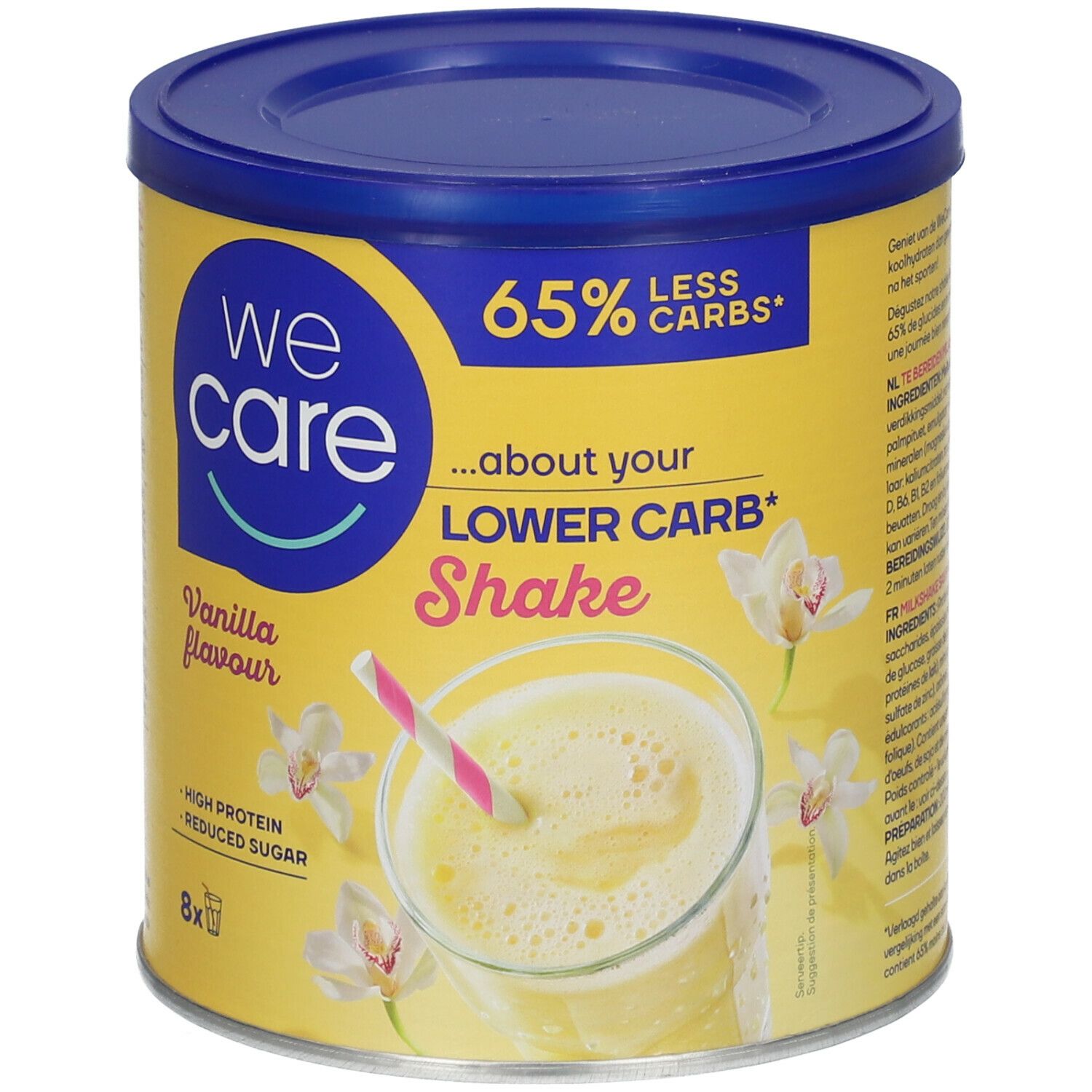 we care LOWER CARB* Shake Vanilla