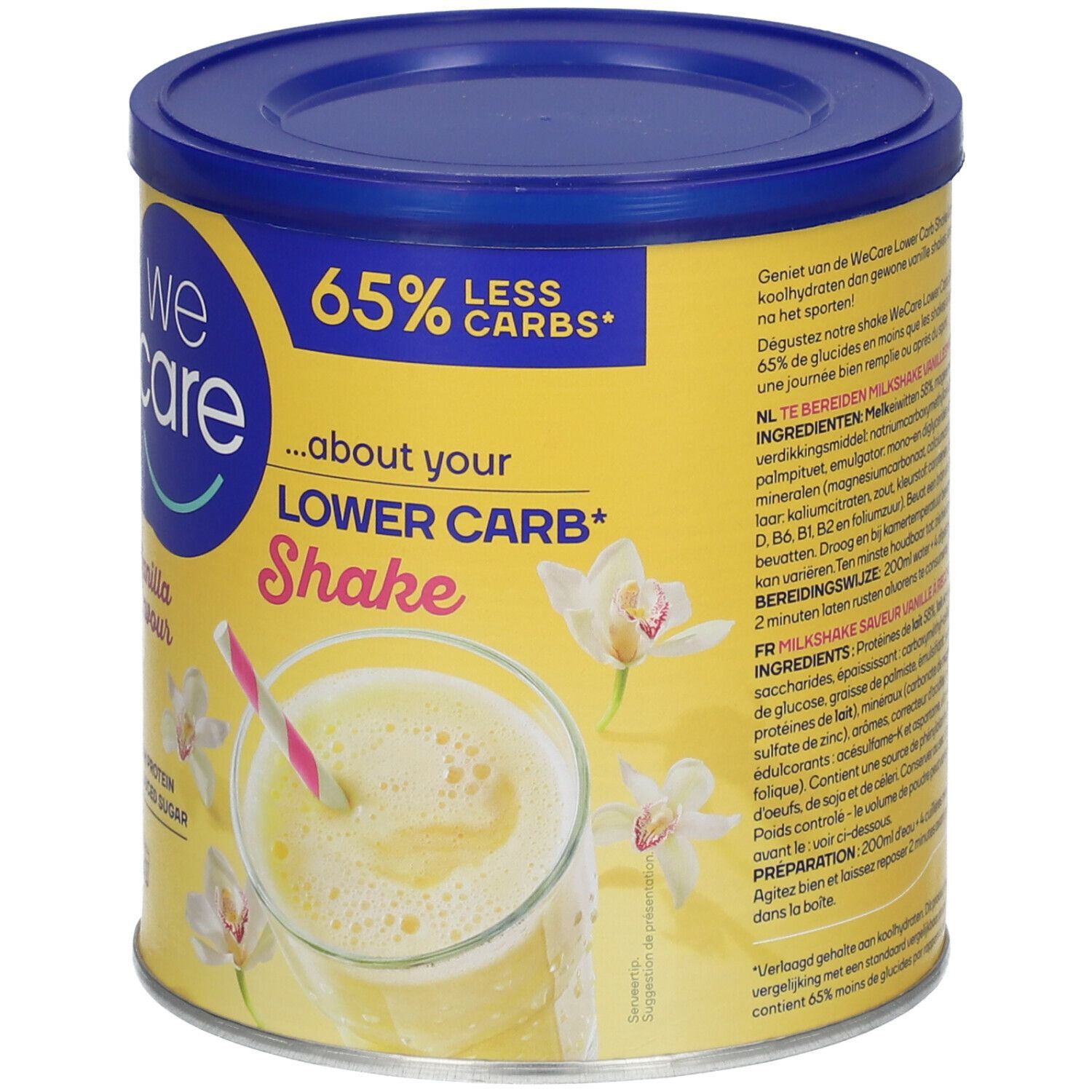 we care LOWER CARB* Shake Vanilla