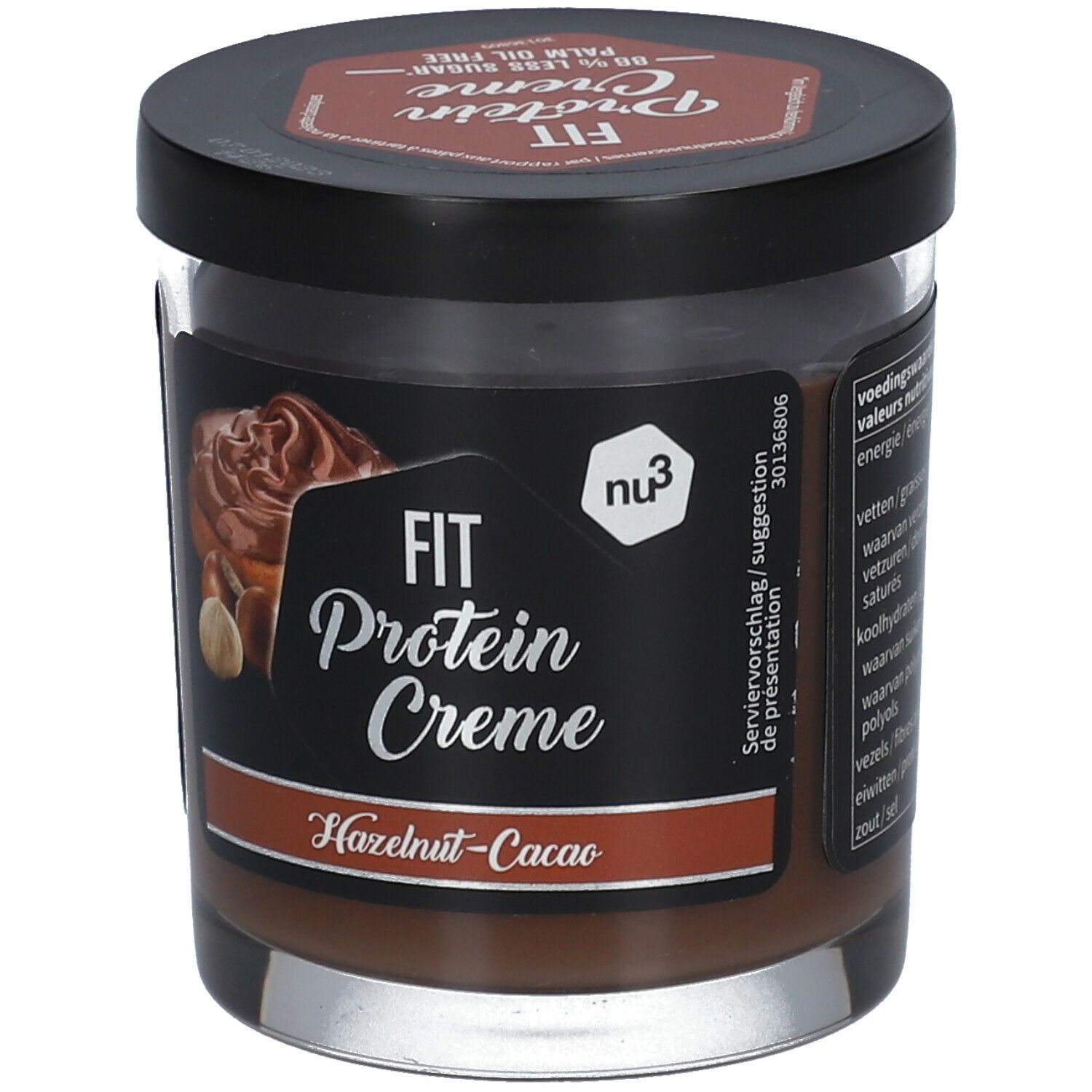 nu3 Fit Protein Brotaufstrich Kakao-Haselnuss