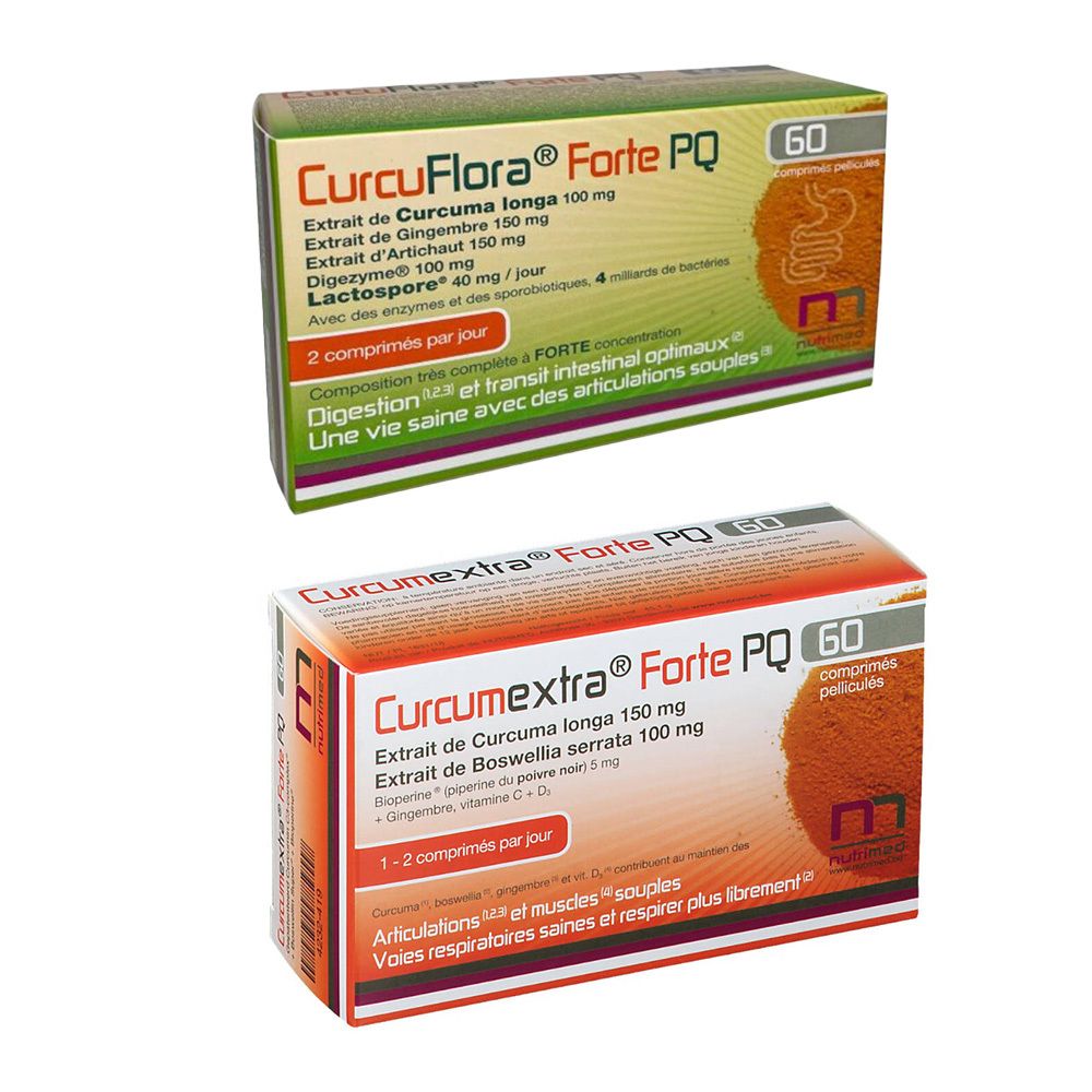 CURCUFLORA® Forte PQ + CURCUMEXTRA® Forte PQ