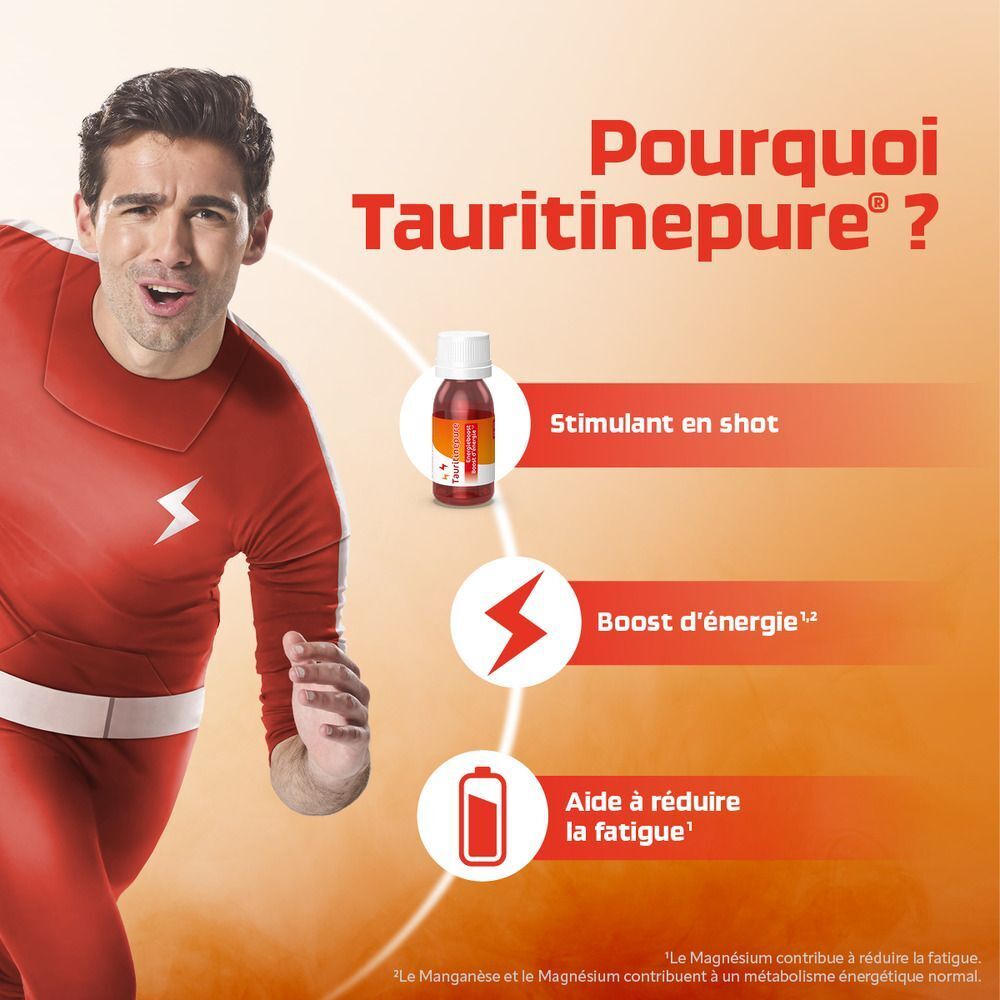 Une boîte TAURITINEpure avec 30x15ml flacons. Pack promotionnel XL.