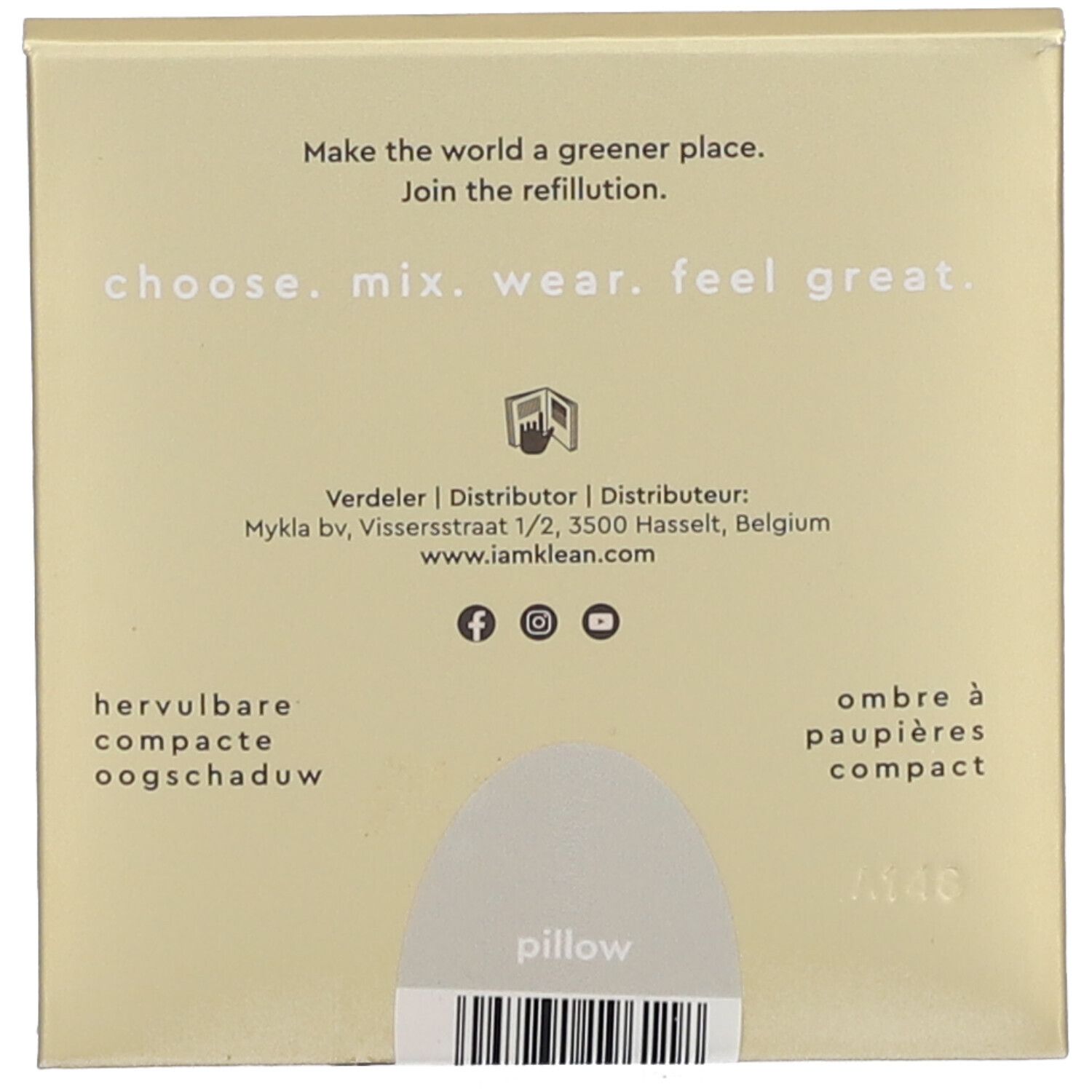 i.am.klean New Compact Mineral Eyeshadow Pillow