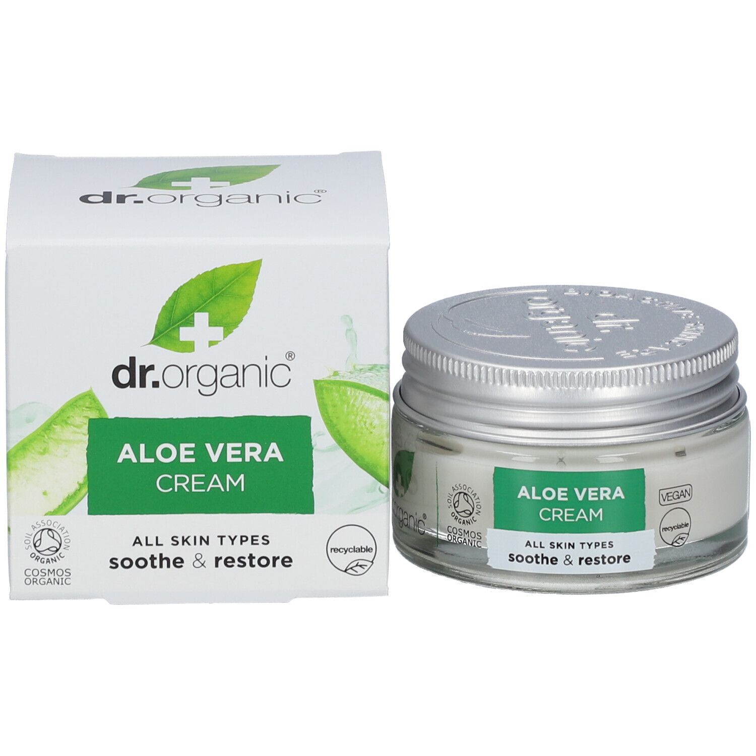 dr.organic® Bio-Aloe-Vera-Konzentrat-Creme