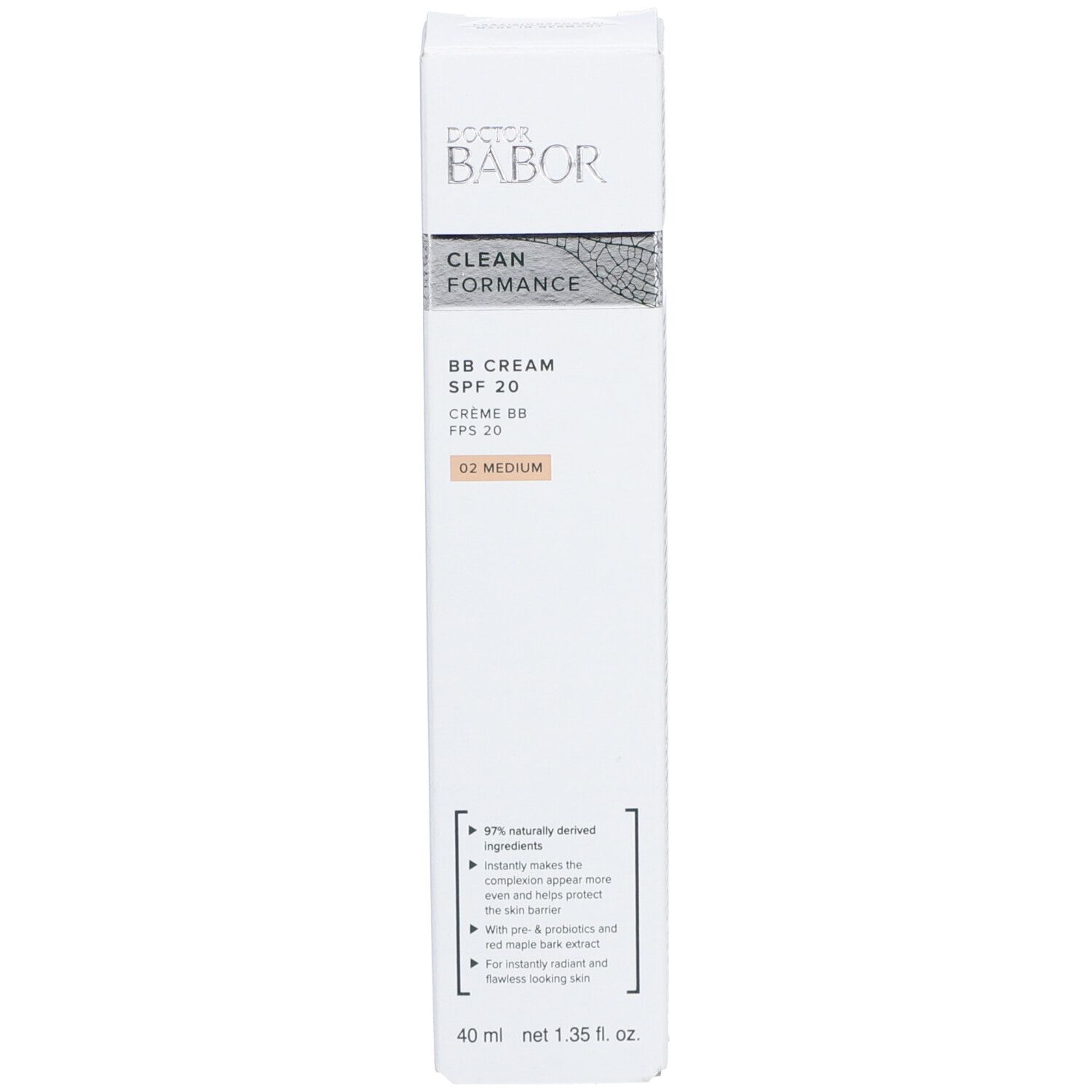 Doctor Babor Clean Formance BB Cream SPF20 02 Medium