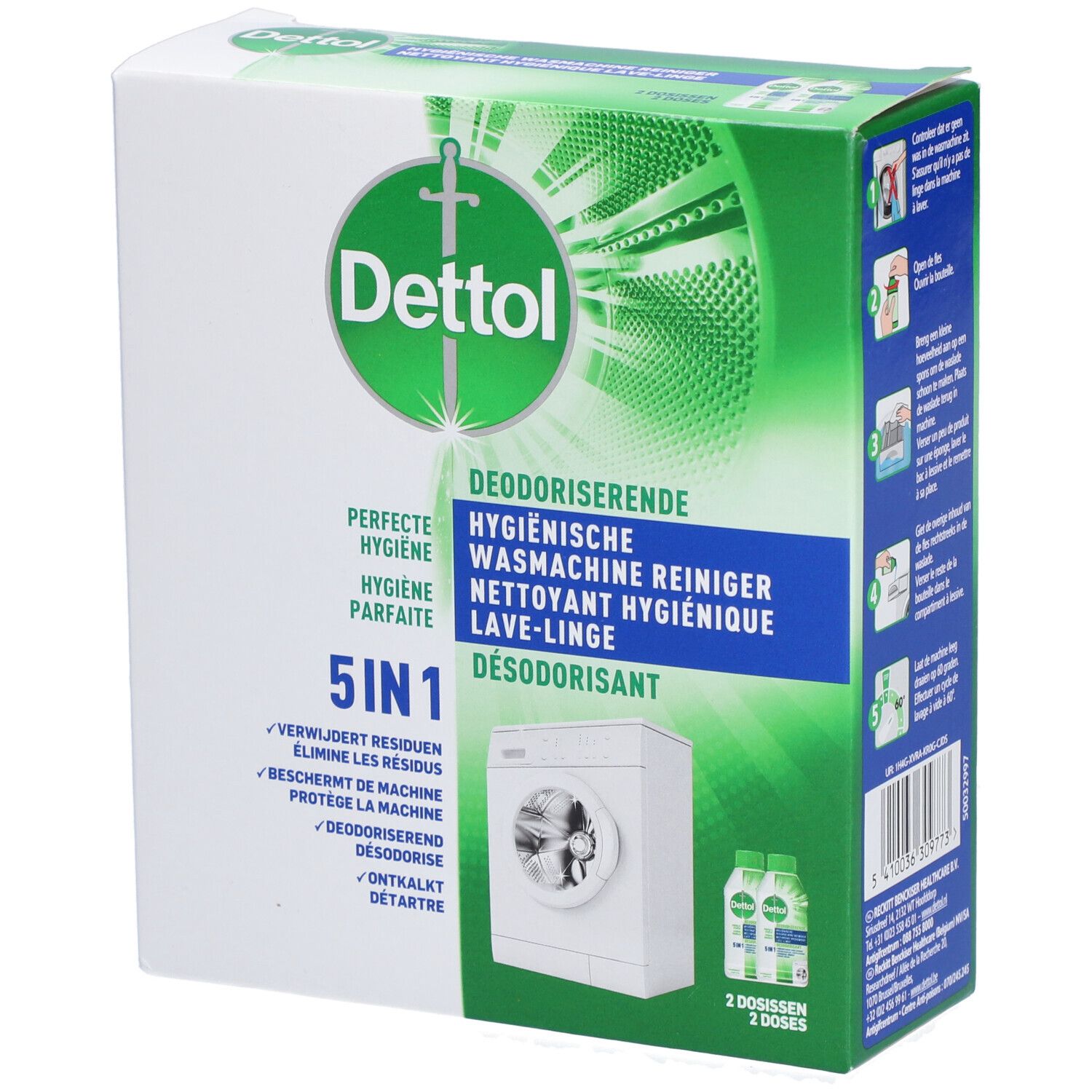 Dettol Hygienischer Reiniger Waschmaschine Deodorant DUO