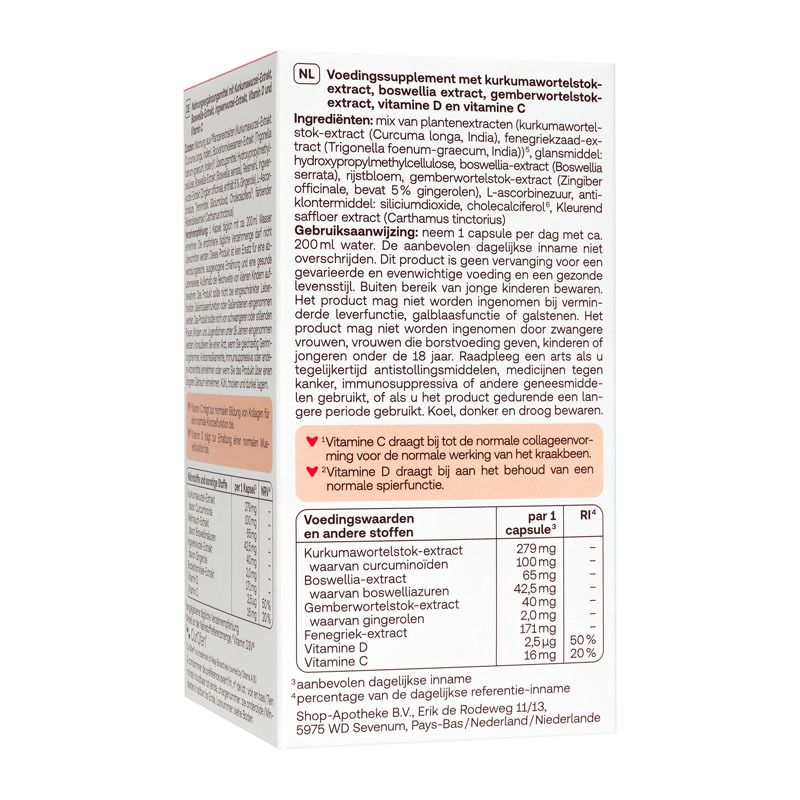 Dos de l'emballage. Texte: ingrédients, valeurs nutritionnelles, conseils d'utilisation, avertissements.