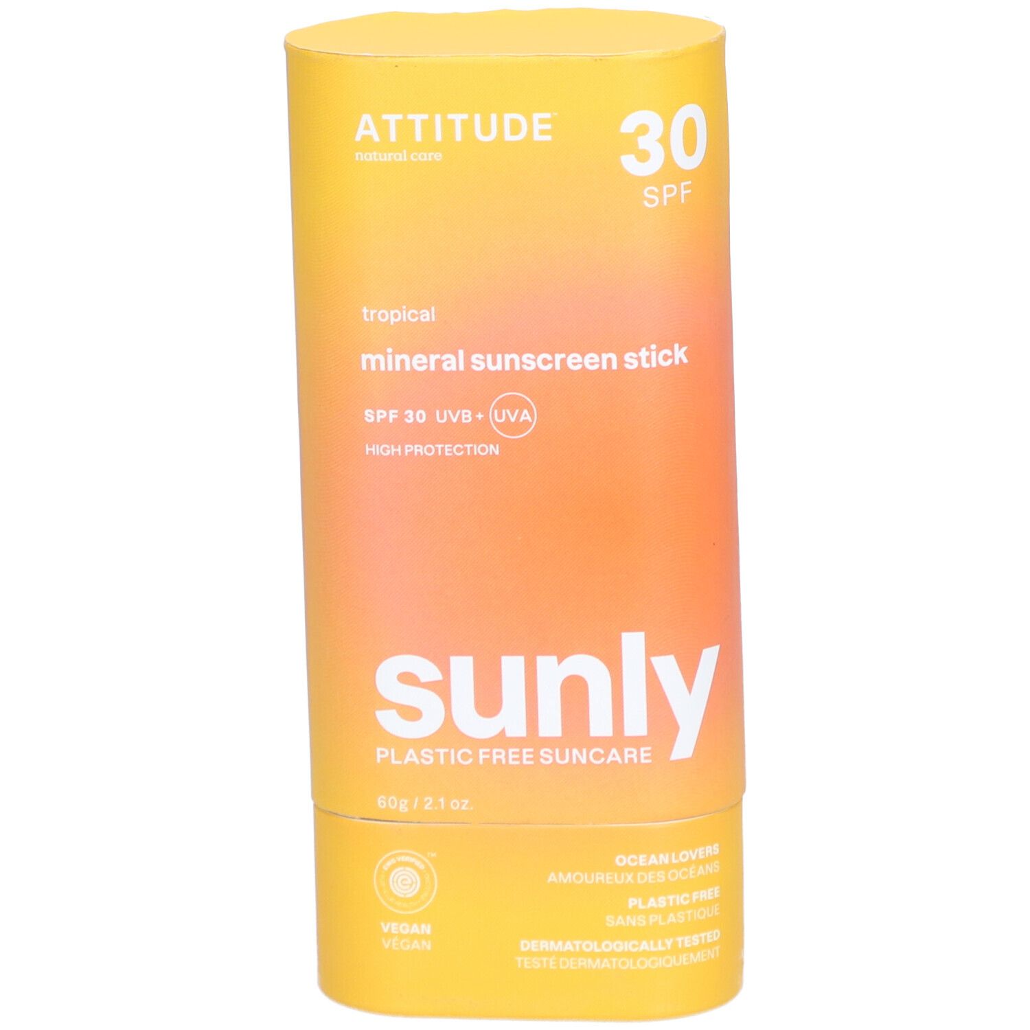 ATTITUDE™ Sunly Stick Solaire Tropical SPF30