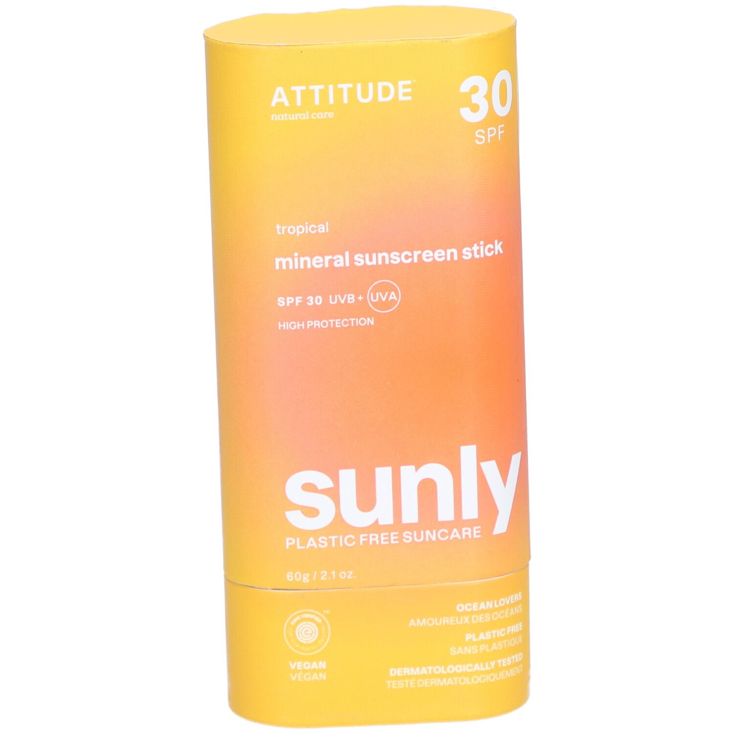 ATTITUDE™ Sunly Stick Solaire Tropical SPF30