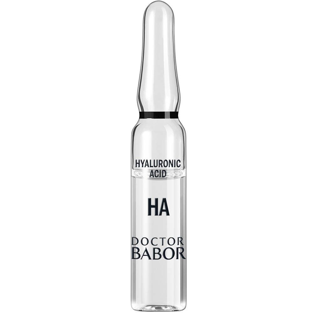 Graue Verpackung mit Produktabbildung und Schriftzug. Enthält eine Ampulle. Aufschrift: Doctor BABOR.