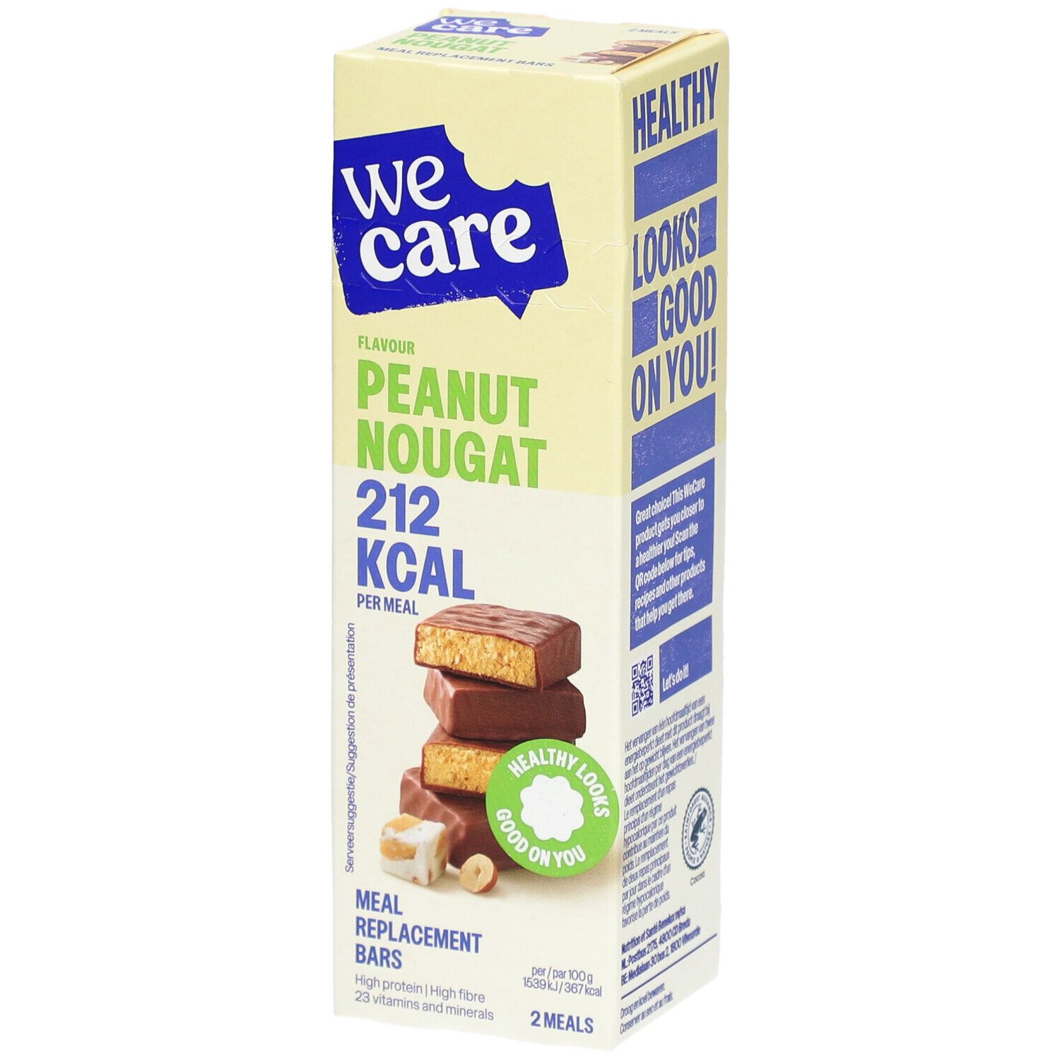 We CareMeal Replacement Bars Peanut Nougat