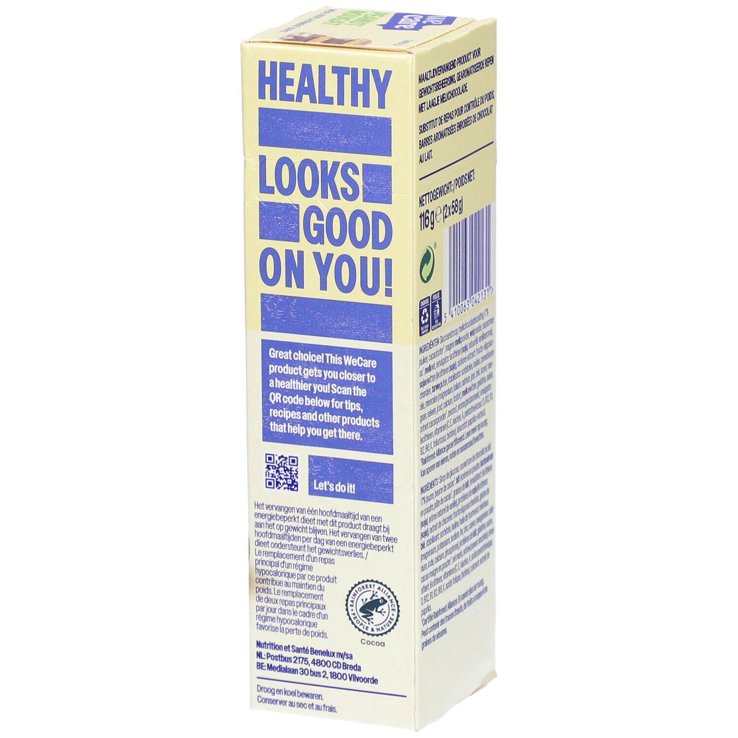 We CareMeal Replacement Bars Peanut Nougat