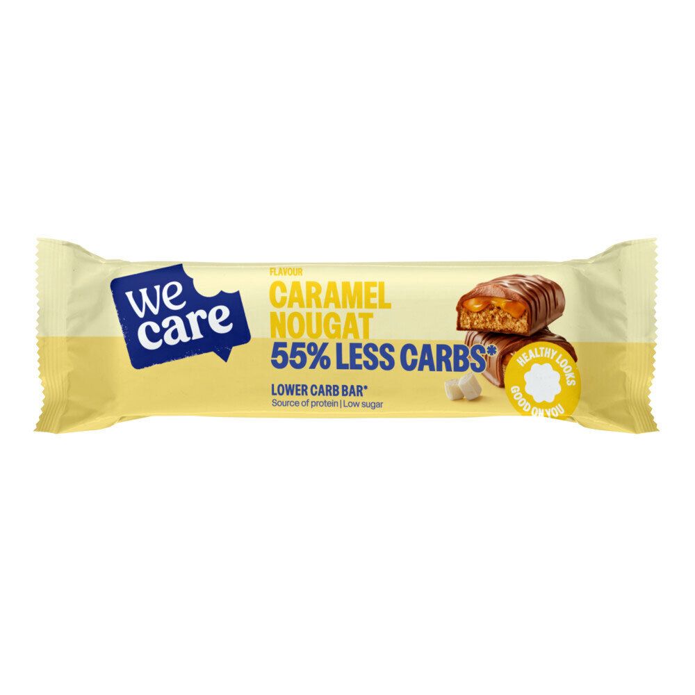 We Care Lower Carb Bar Caramel Nougat