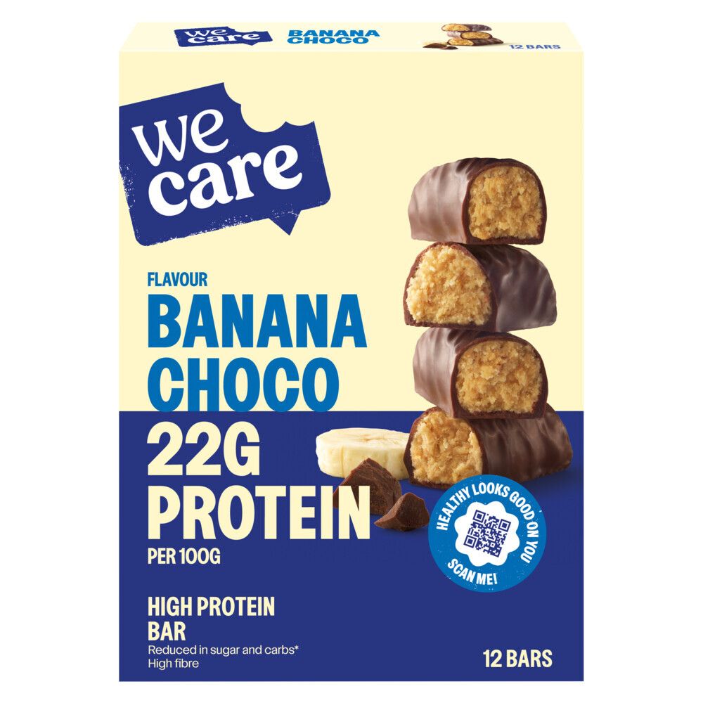 WE CARE Riegel Banane und Schokolade