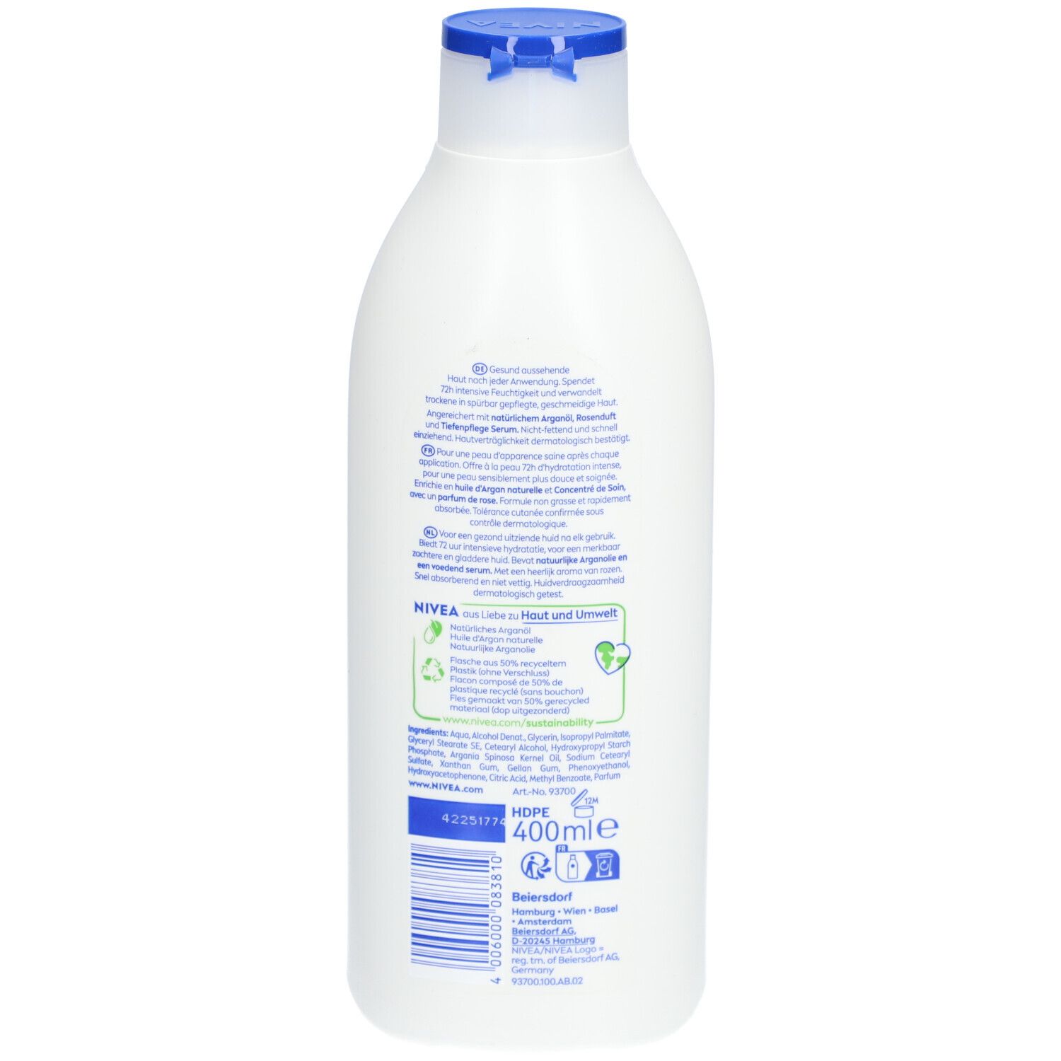 Nivea Lait Corporel Rose Touch