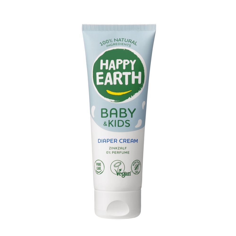 Happy Earth Natürliche Wickelcreme 100% Baby & Kind