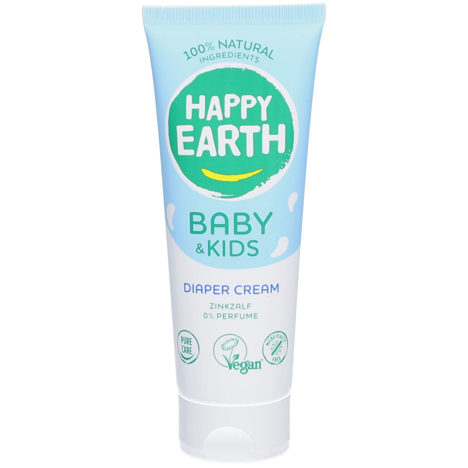 Happy Earth Natürliche Wickelcreme 100% Baby & Kind