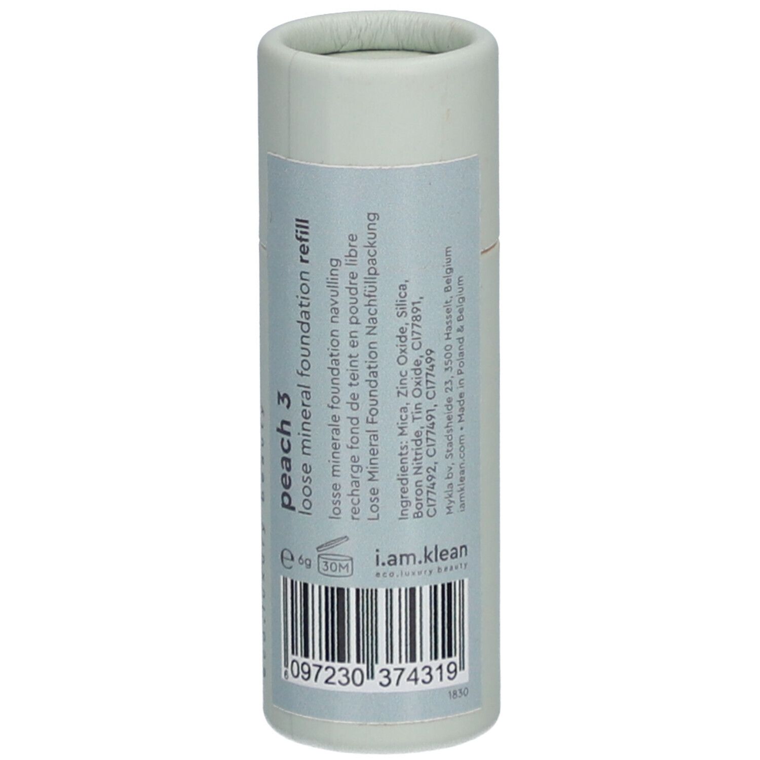 i.am.klean Recharge Lose Mineral Foundation Pfirsich 3