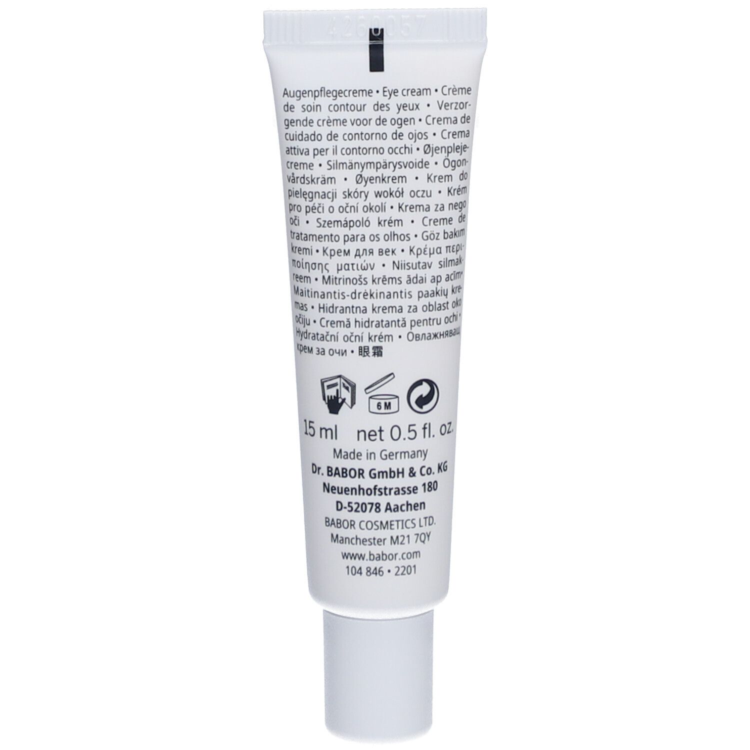 Babor Feuchtigkeitsspendende Gel-Creme für die Augen