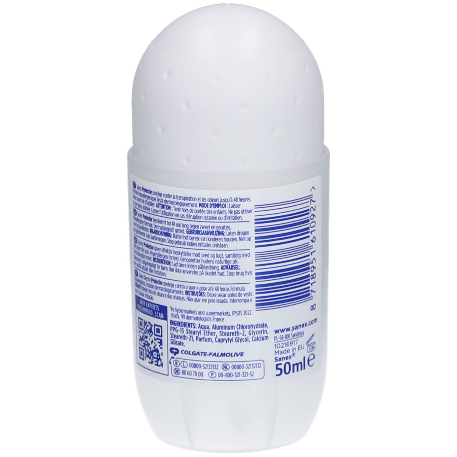 Sanex Dermo Protector Antitranspirant Deodorant Kugel 48h