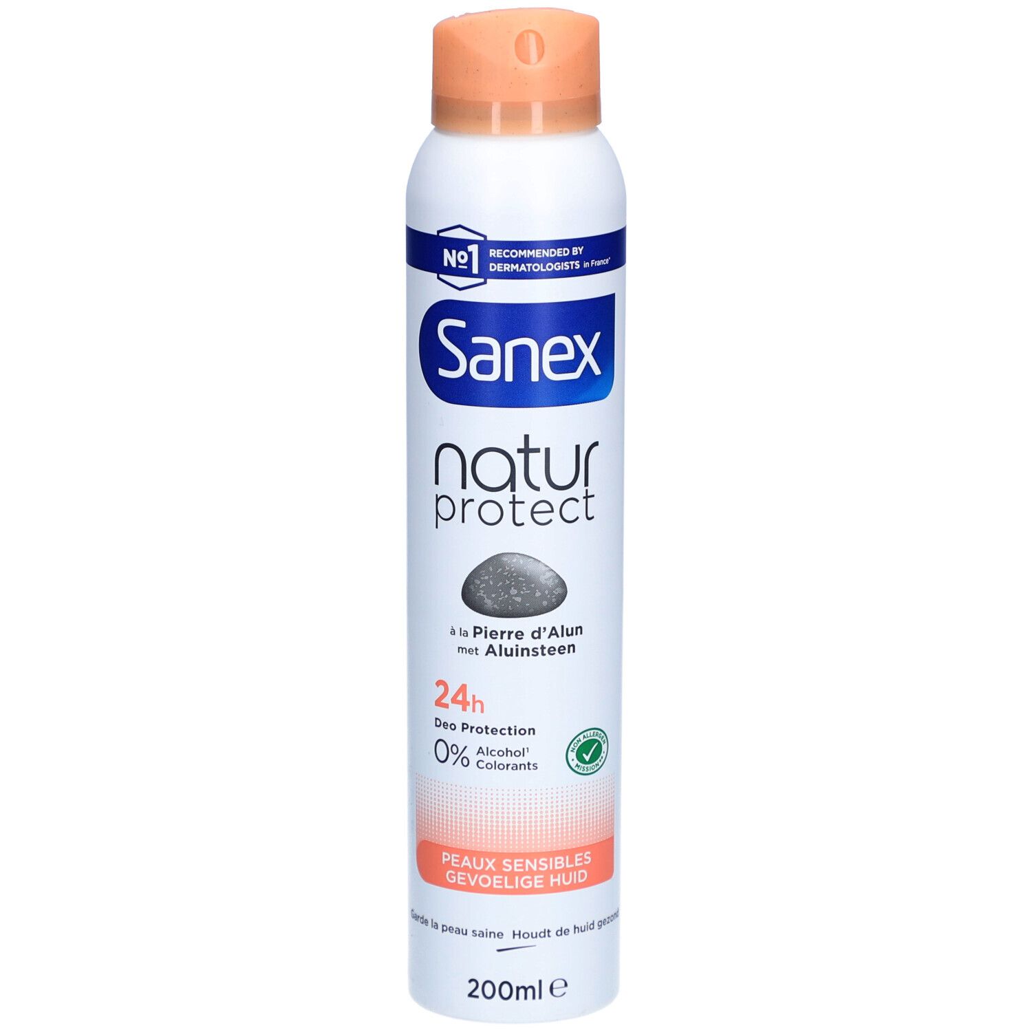 Sanex Natur Protect | Deodorant mit Alaunstein | Empfindliche Haut 24H
