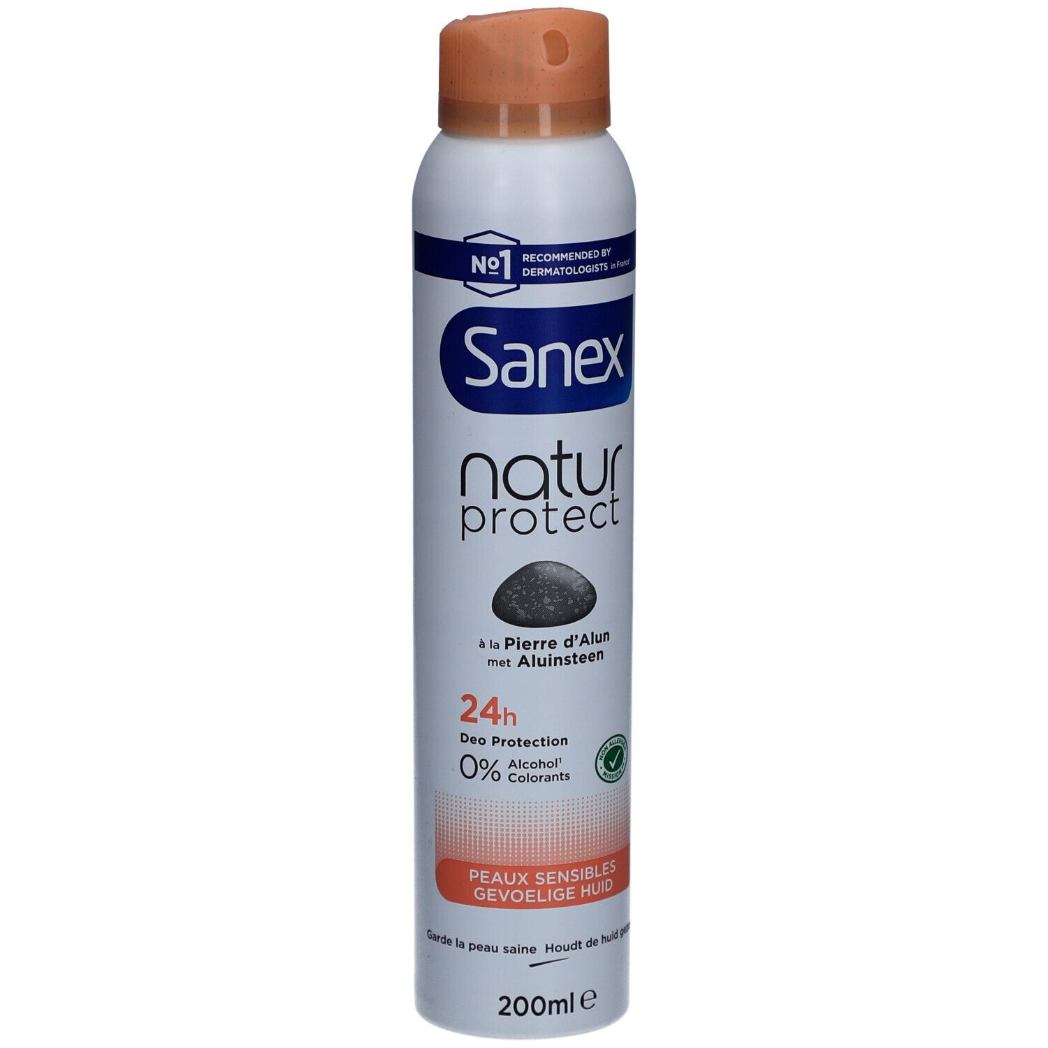 Sanex Natur Protect | Deodorant mit Alaunstein | Empfindliche Haut 24H