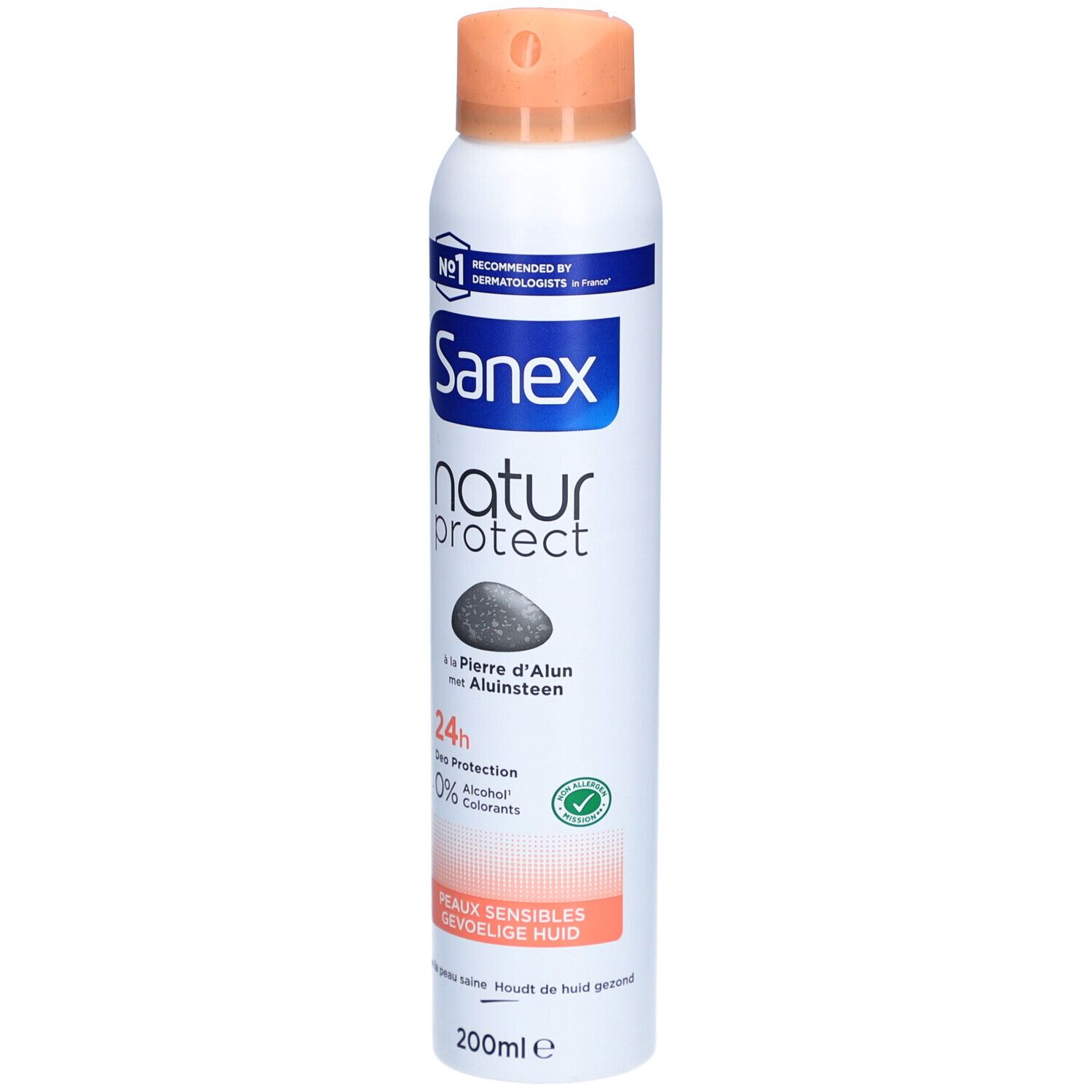 Sanex Natur Protect | Deodorant mit Alaunstein | Empfindliche Haut 24H