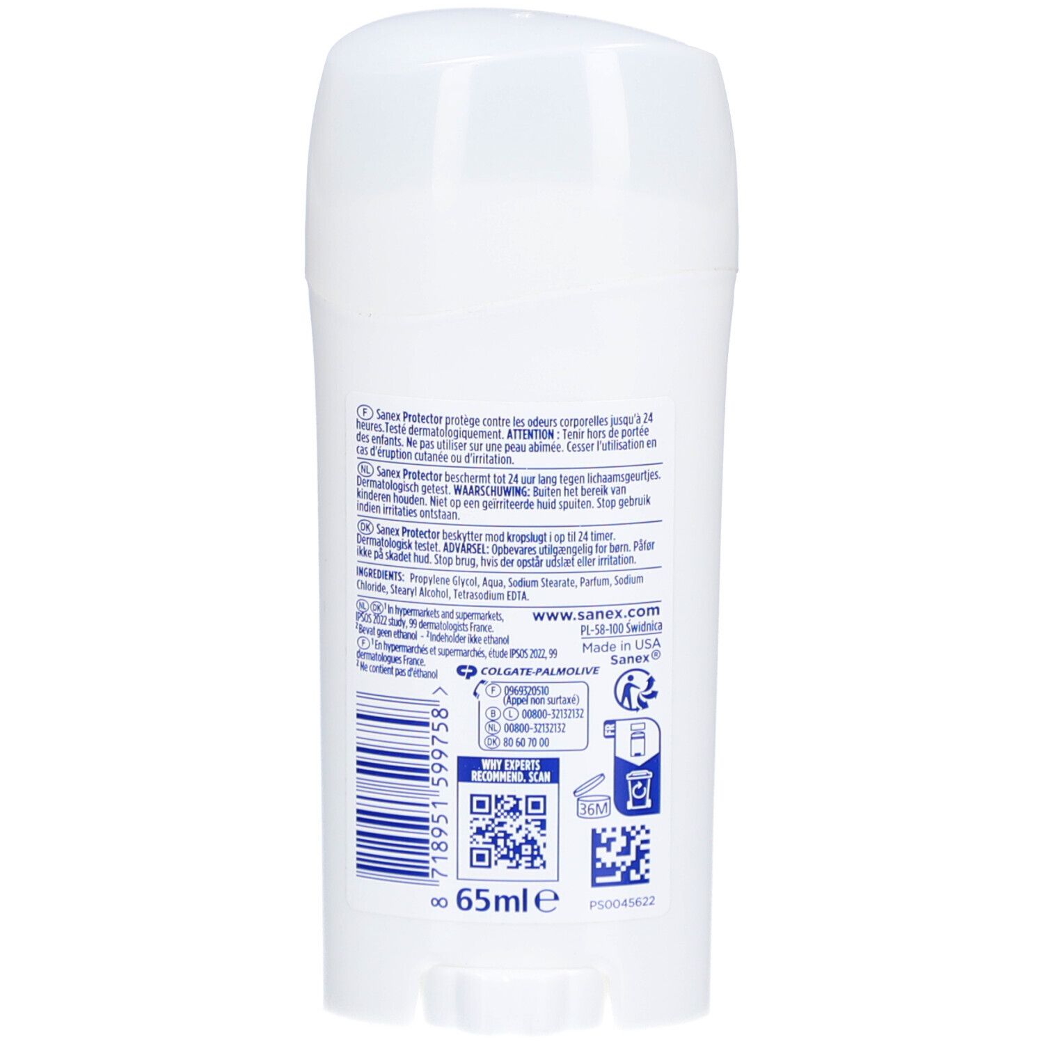Sanex Dermo Protector Deodorant Stick 24h