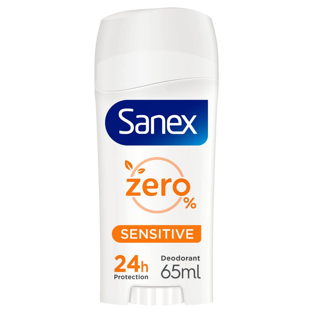 Sanex Zero% Sensitive 24h Deodorant Stick voor Gevoelige Huid 65ml