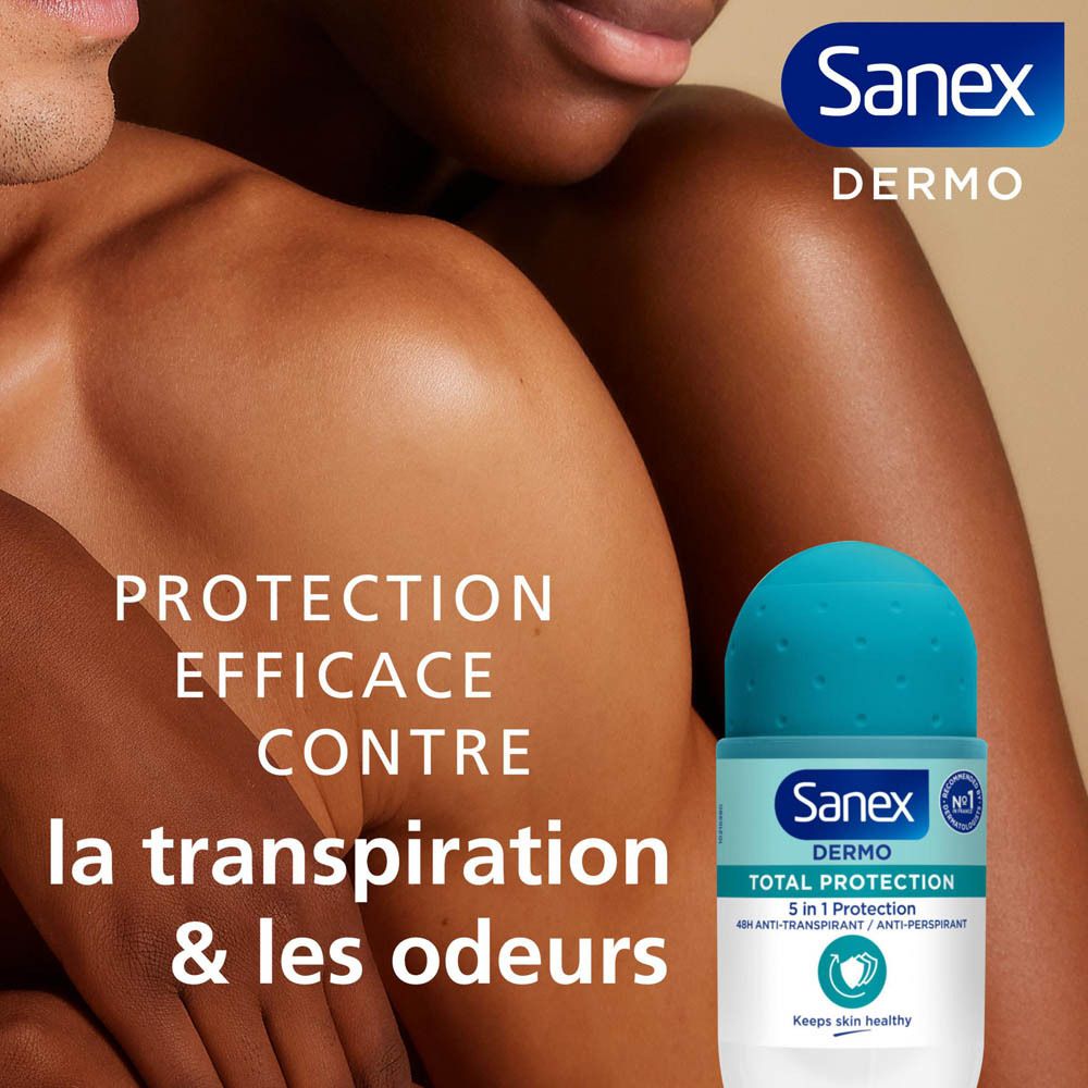 Sanex Dermo Total Protection Anti-Transpirant Déodorant Roll-on 48h