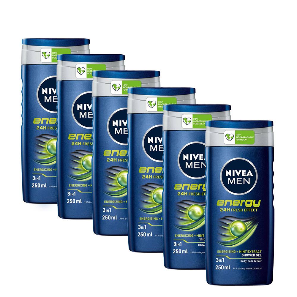 NIVEA MEN Energy Gel Douche 3 en 1