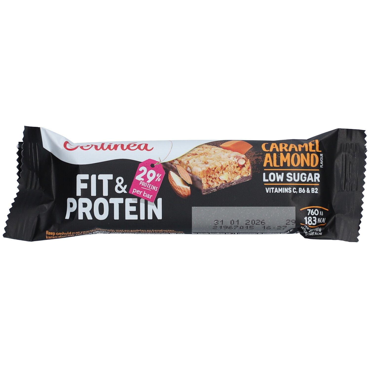 Gerlinéa Fit & Protein Riegel Karamell Mandel