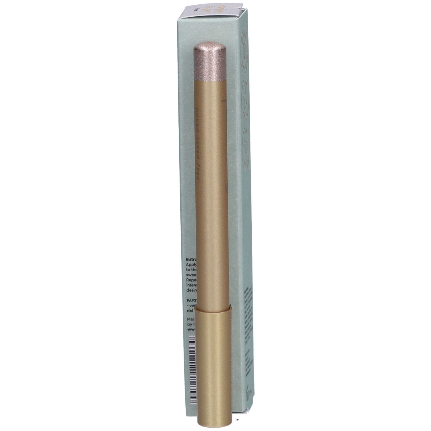 i.am.klean Eye Pencil Easy Peasy Frost und Verpackung. Aufschrift: i.am.klean, easy peasy pencil frost.
