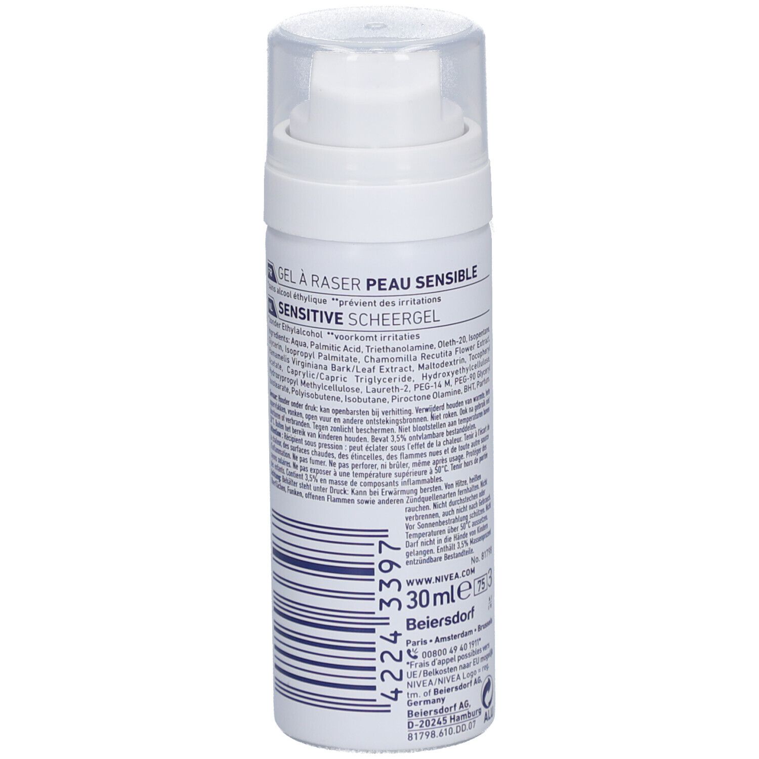 Nivea Men Gel à Raser Sensitive Mini