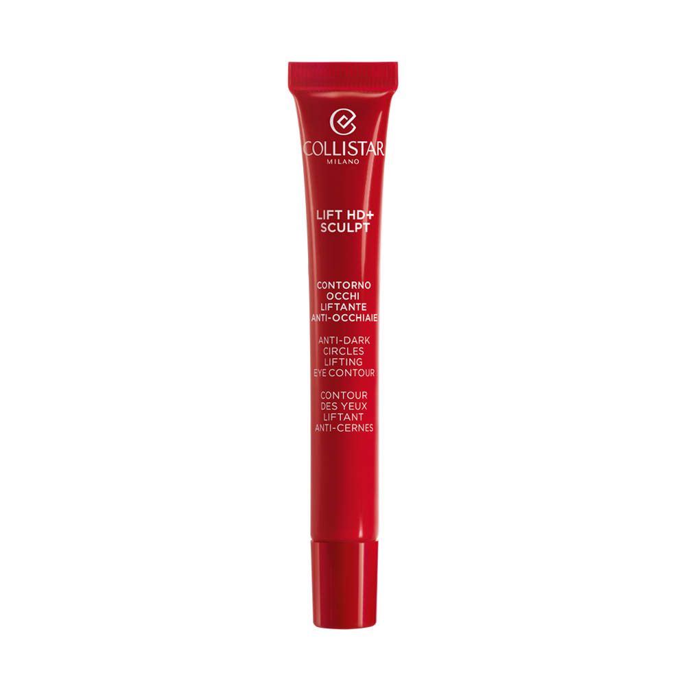 Tube rouge. Collistar Milano, Lift HD+ Sculpt, Contorno Occhi, Anti-Cernes, Anti-Dark Circles, Lifting Eye Contour.