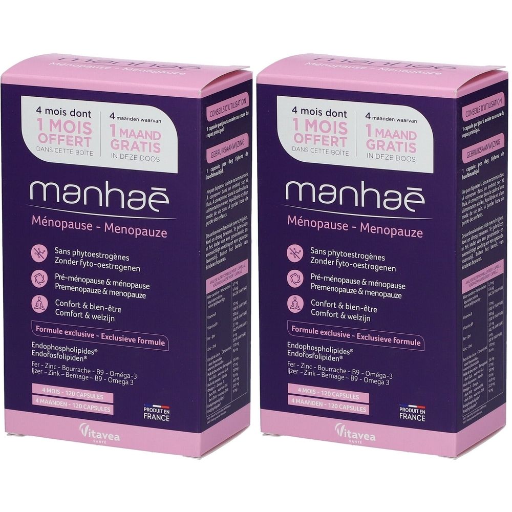 Manhaé Menopause 3 Monate + 1 Kostenlos