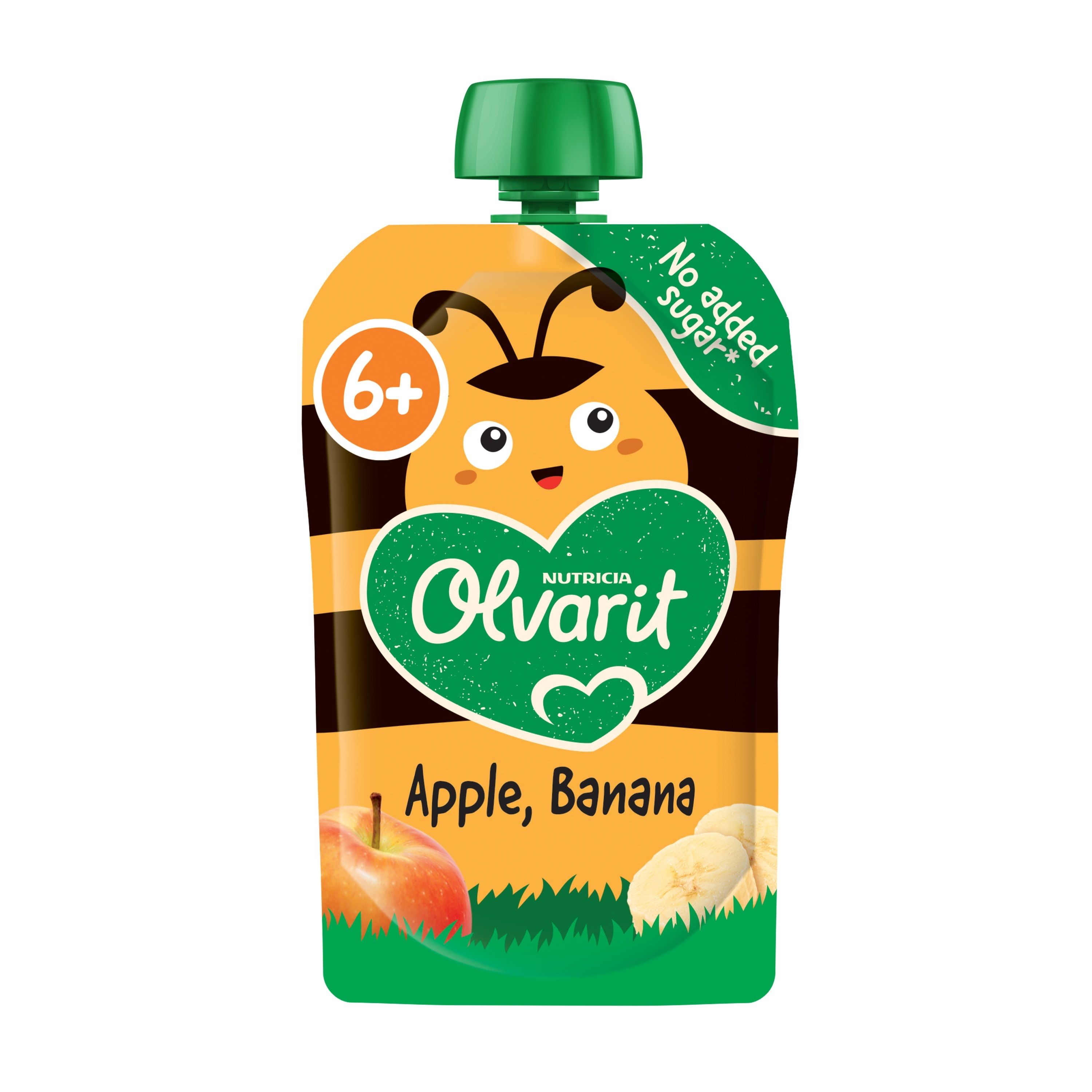 Olvarit | Gourde Fruits | Bébé Dès 6 Mois| Pomme Banane
