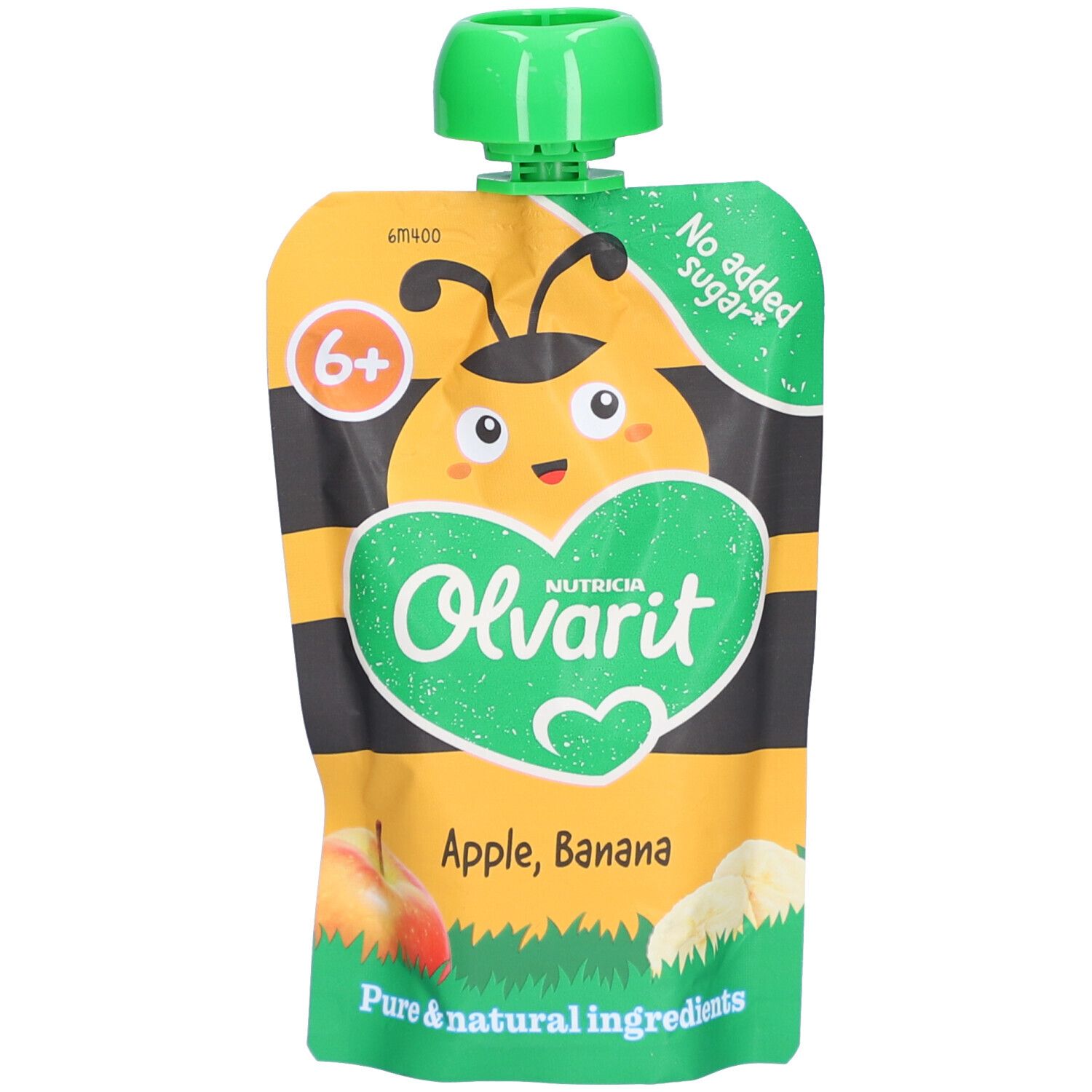 Olvarit | Trinkflasche Obst | Baby Ab 6 Monate| Apfel Banane