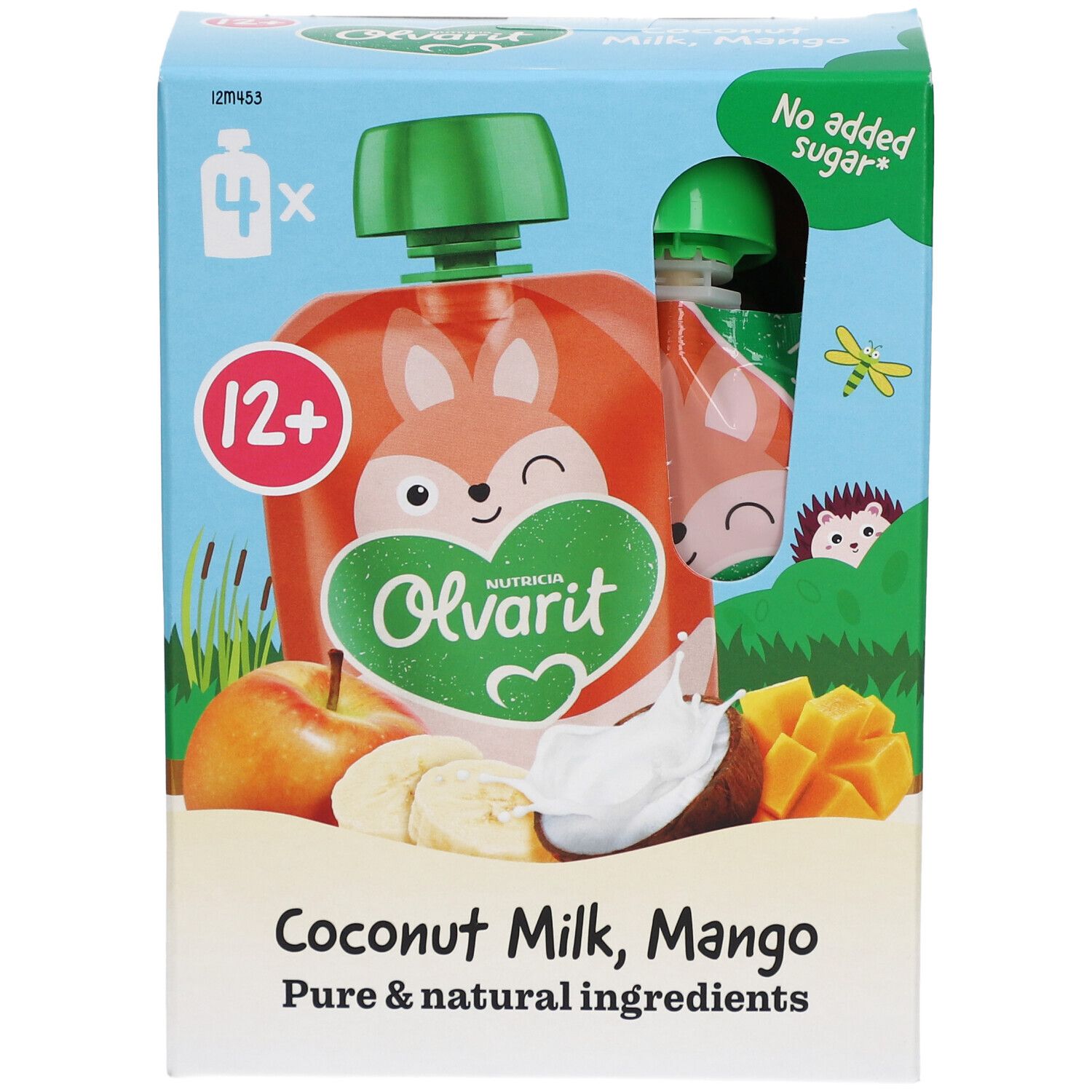 Olvarit | Trinkflasche Obst | Baby Ab 12 Monaten | Mango Kokos Smoothie