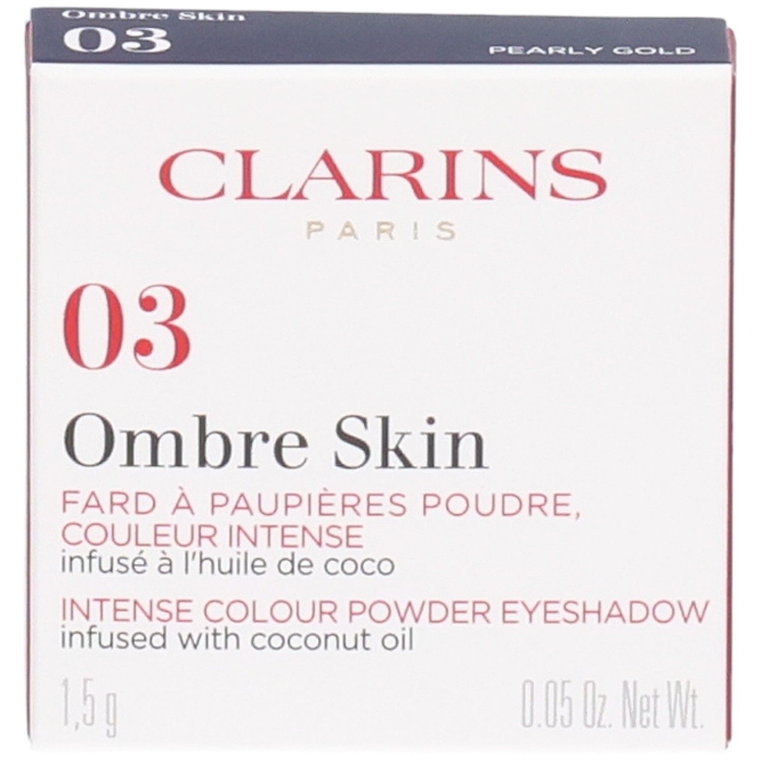 Clarins Ombre Skin Lidschatten 03 Pearly Gold, 1,5g.