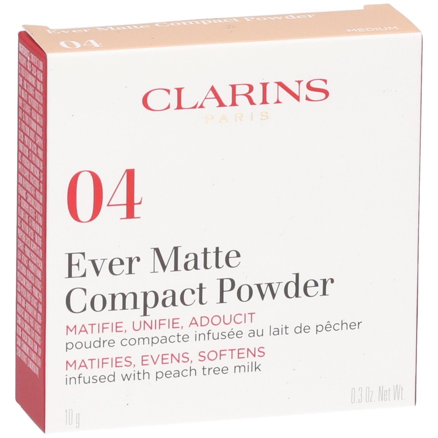 Clarins Ever Matte Compact Powder 04 Medium Umverpackung.
