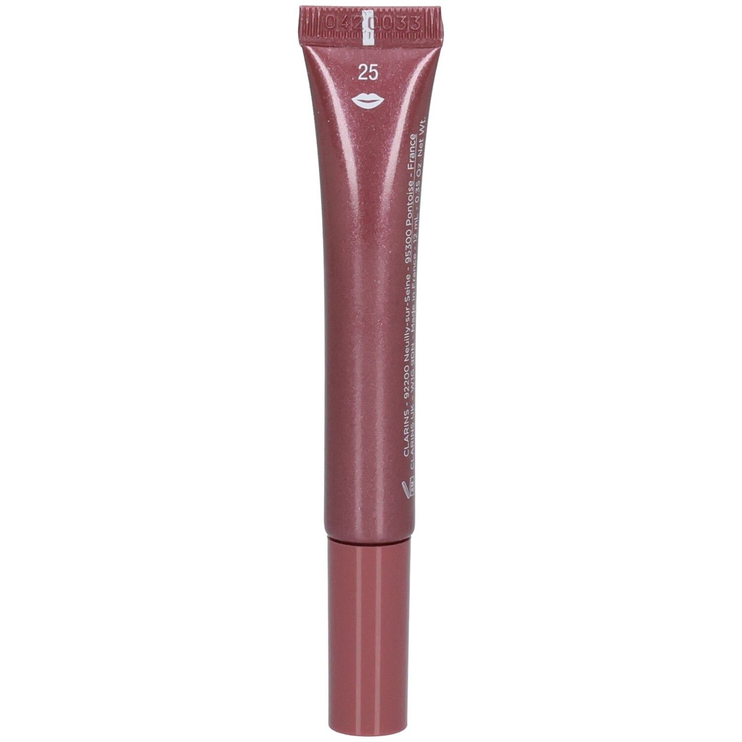 Clarins Lip Perfector, Farbton 25, mit Applikator.