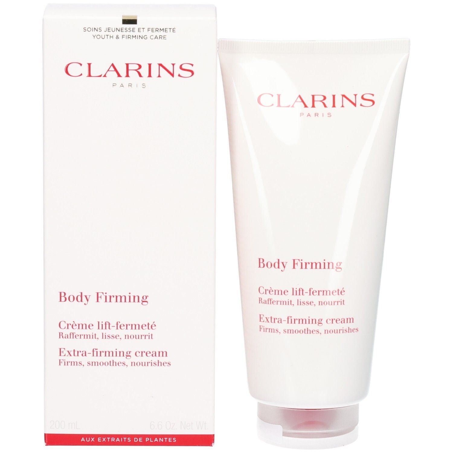 Clarins Body Firming Cream Tube und Verpackung