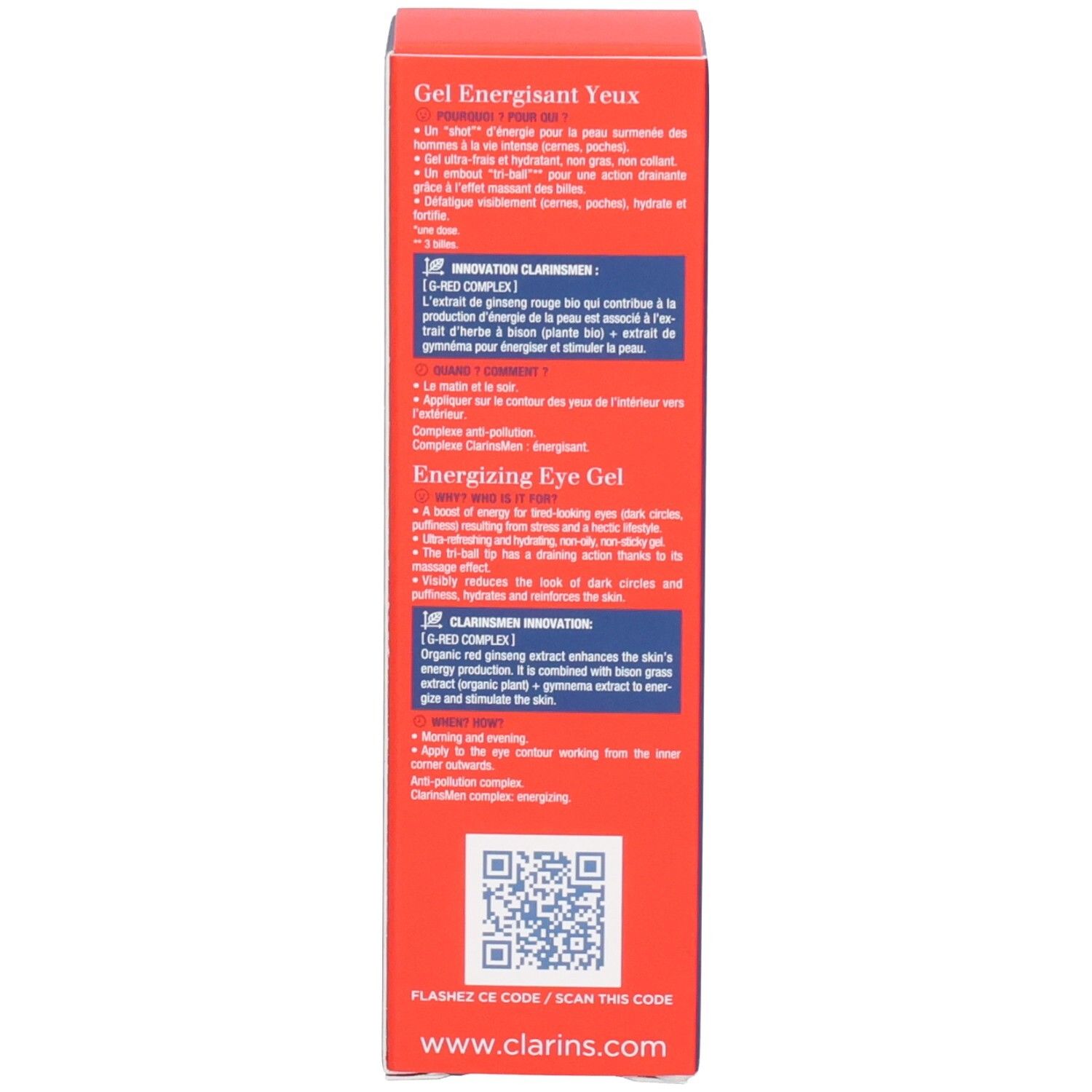 Clarins Men Energiespendendes Augengel