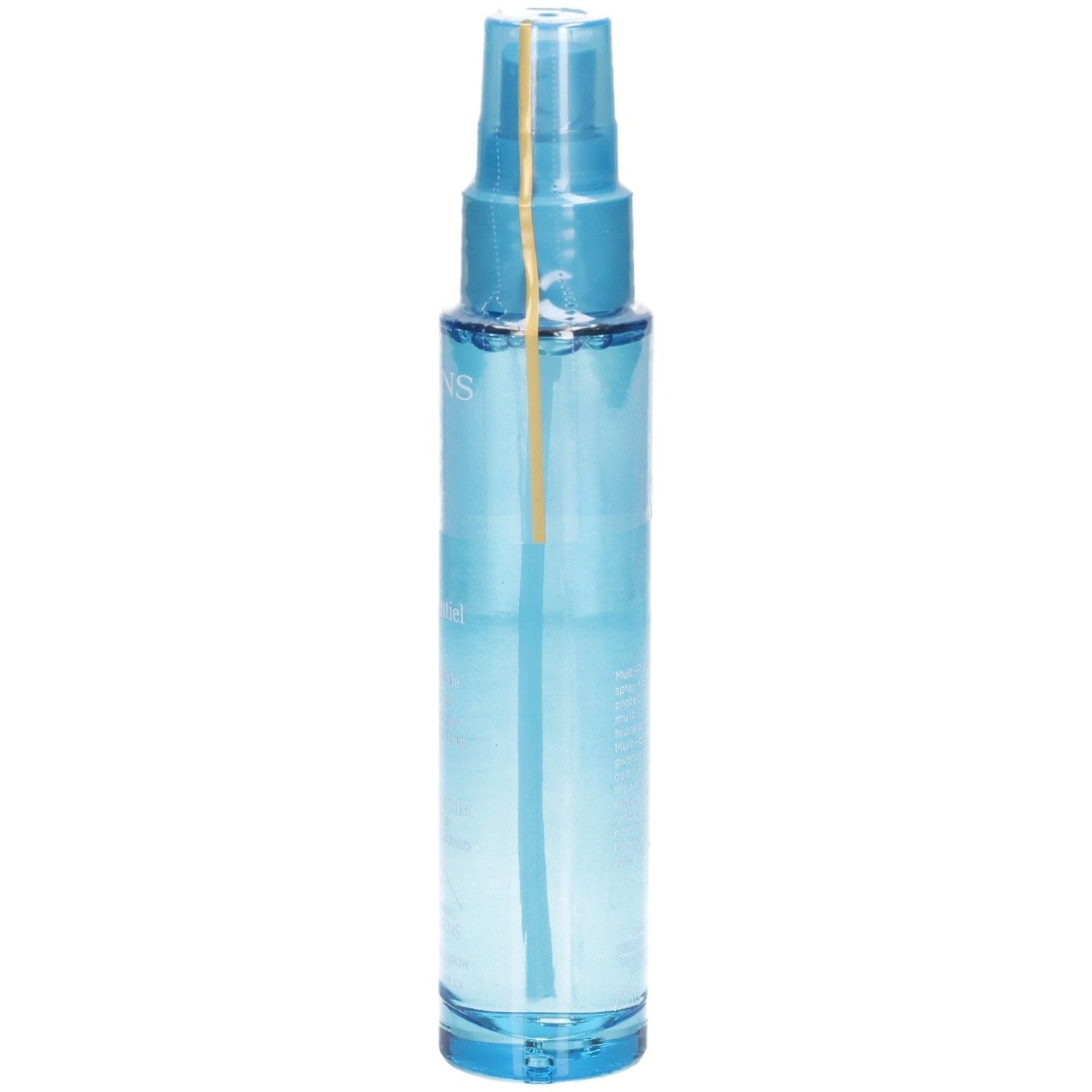 Clarins Hydra-Essentiel Brume Hydratante Multi-Protection Pumpsprühflasche.