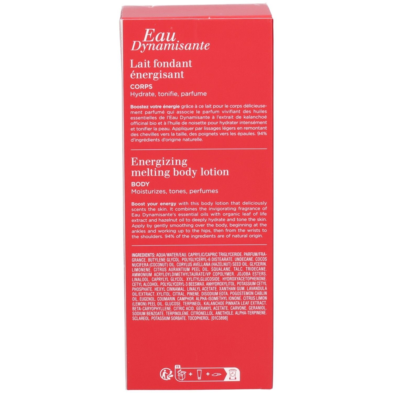 Clarins Eau Dynamisante – Belebende, zart schmelzende Körpermilch